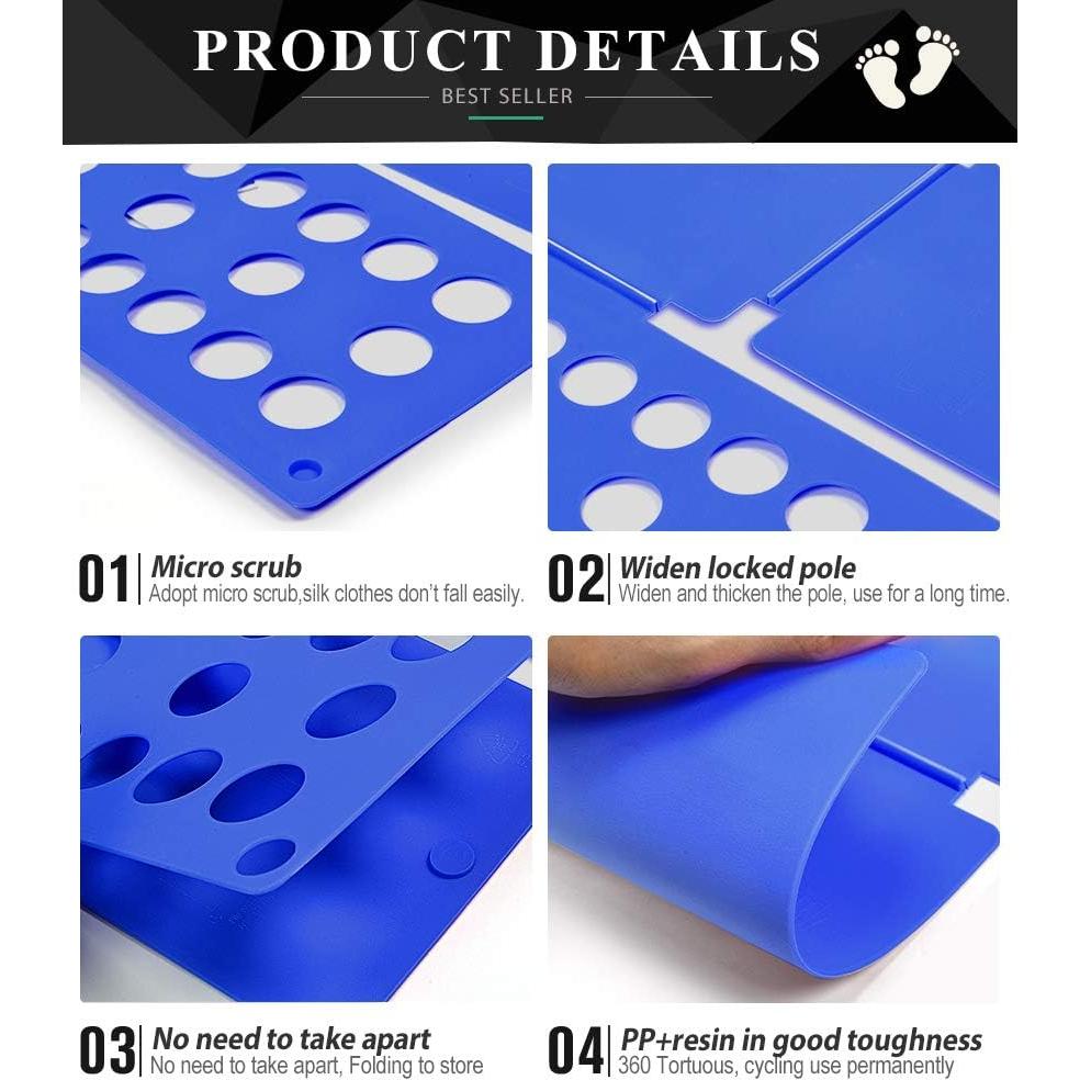 Tablero de Doblado de Camisas BoxLegend - Plegable Verde y Azul