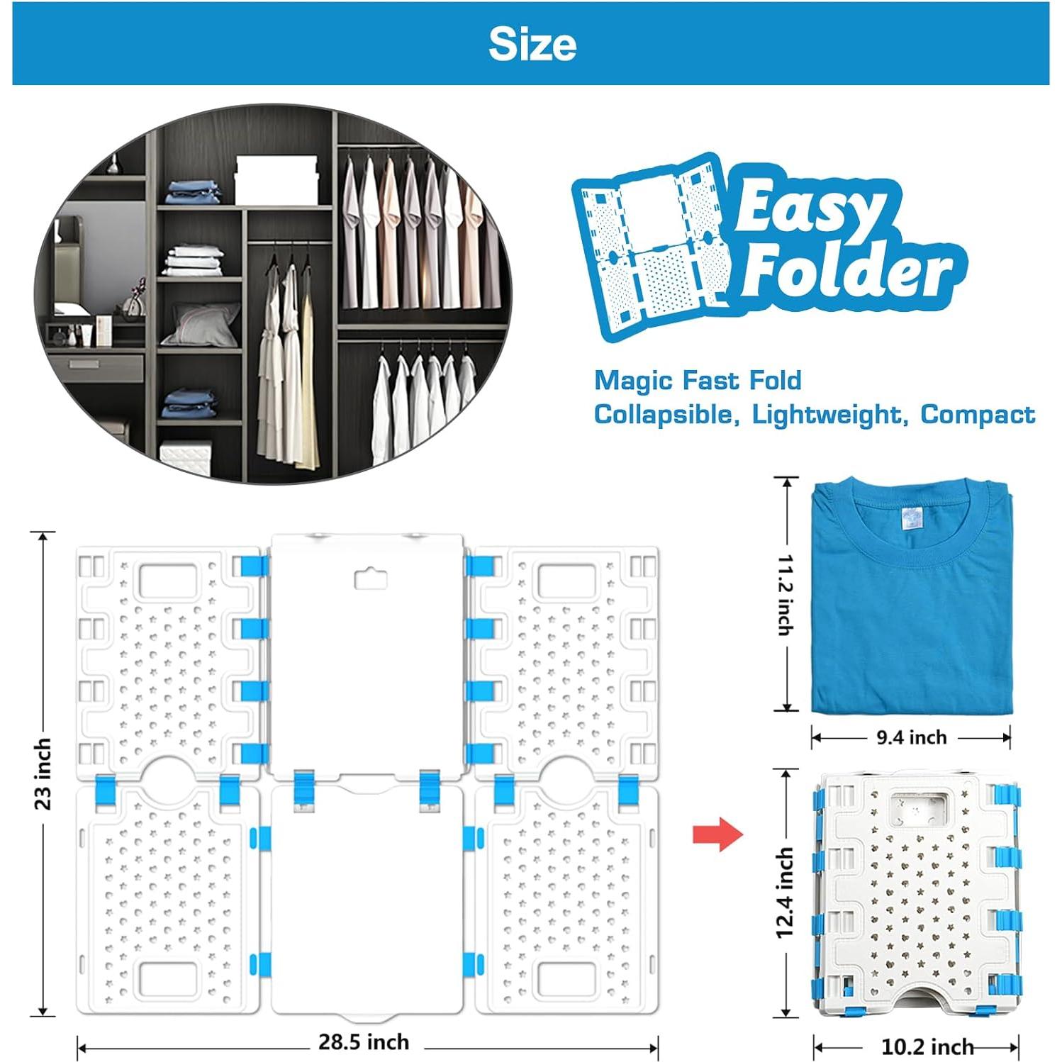 Tabla de Doblado de Ropa CajaLeyenda V4 Plegable Blanca 71.8x57.9cm