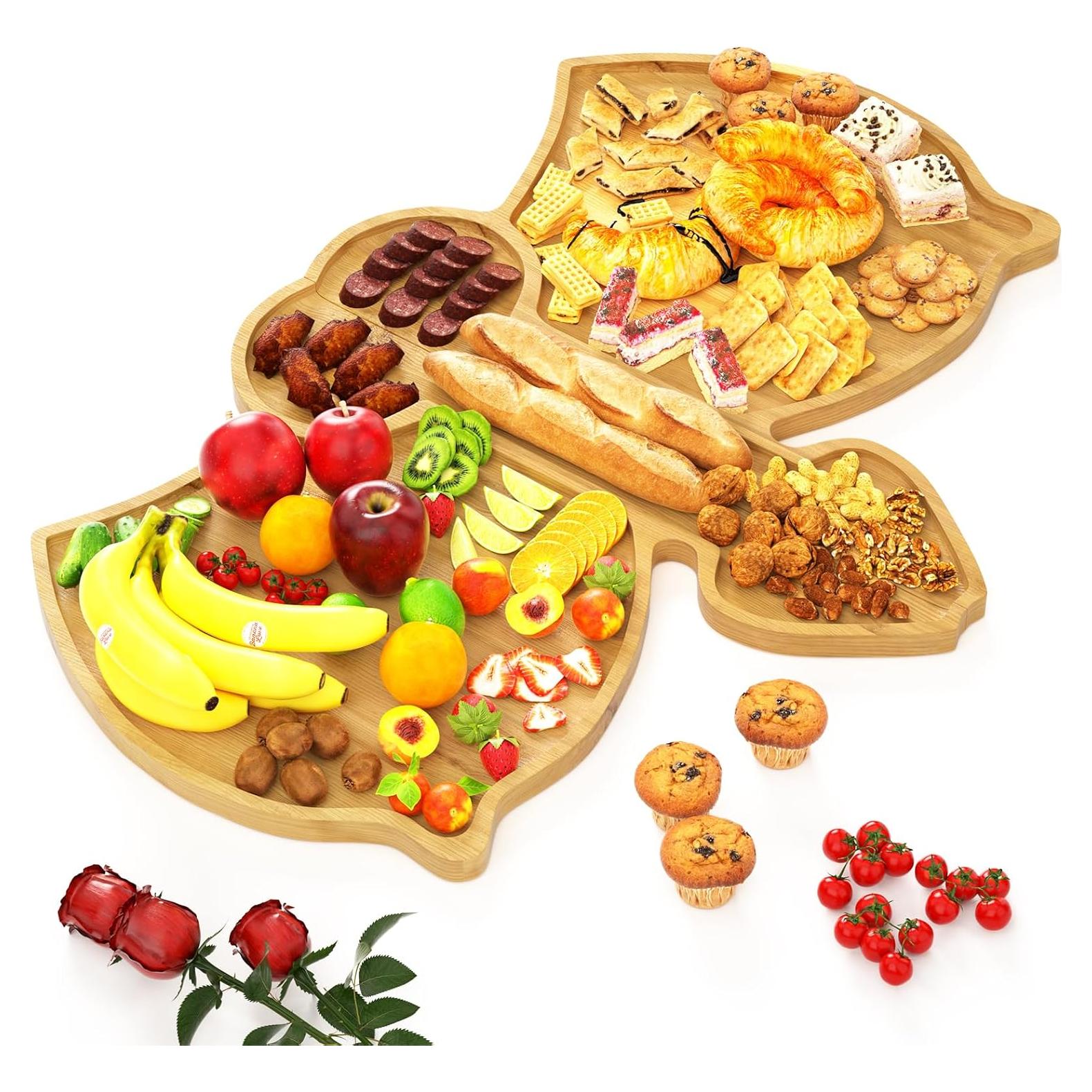 Tabla de Charcutería Extra Grande UPDAY 58.4x40.6cm Bambú