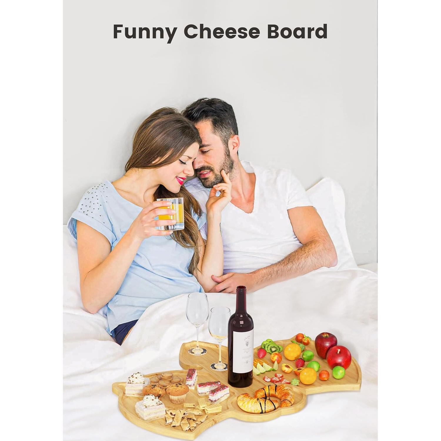 Tabla de Charcutería Extra Grande UPDAY 58.4x40.6cm Bambú