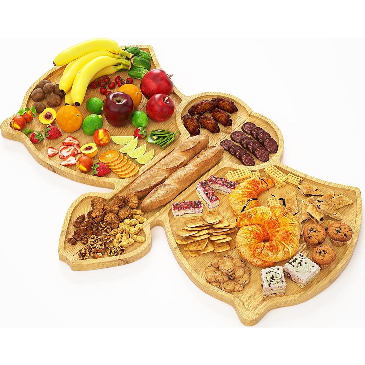 Tabla de Charcutería Extra Grande UPDAY 58.4x40.6cm Bambú