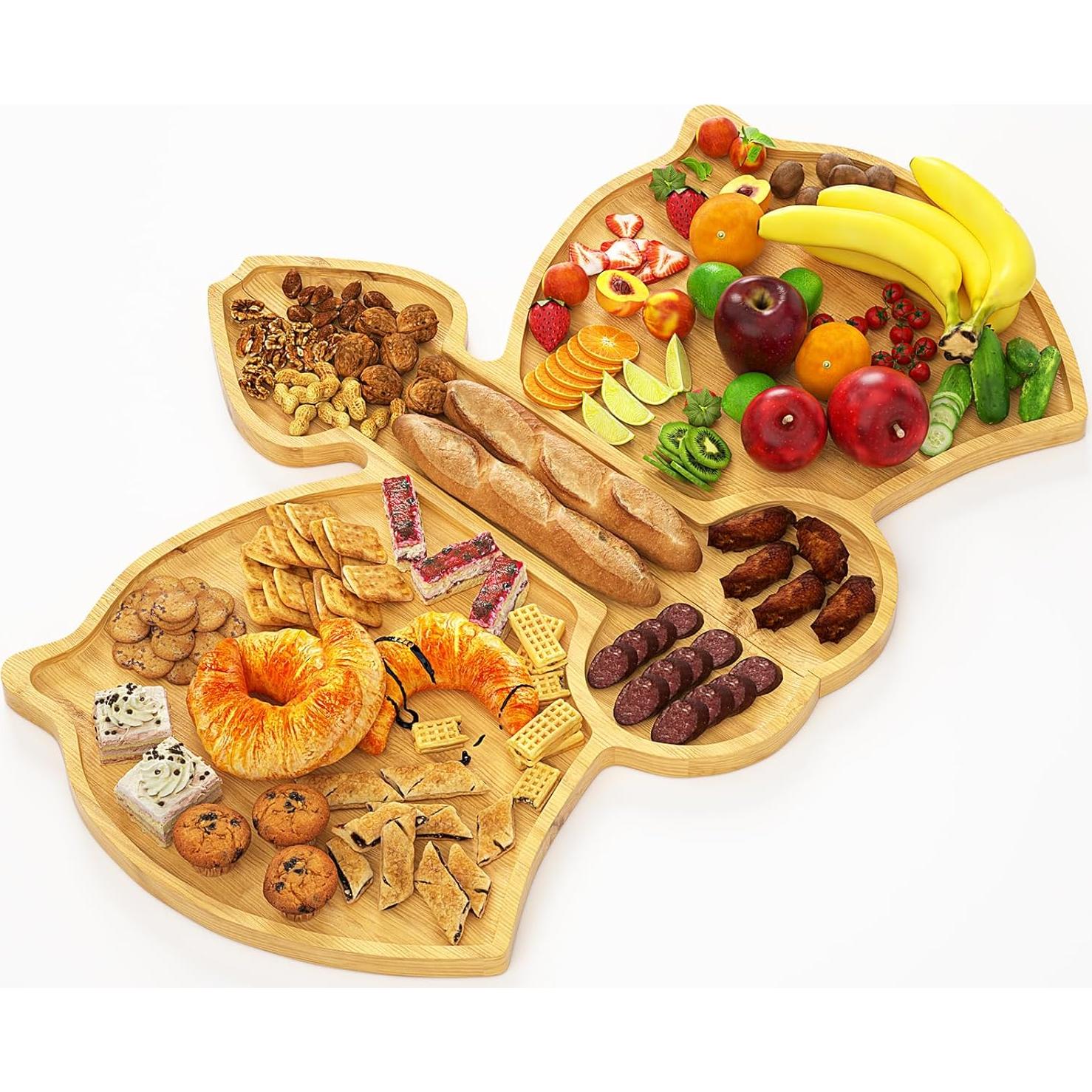 Tabla de Charcutería Extra Grande UPDAY 58.4x40.6cm Bambú