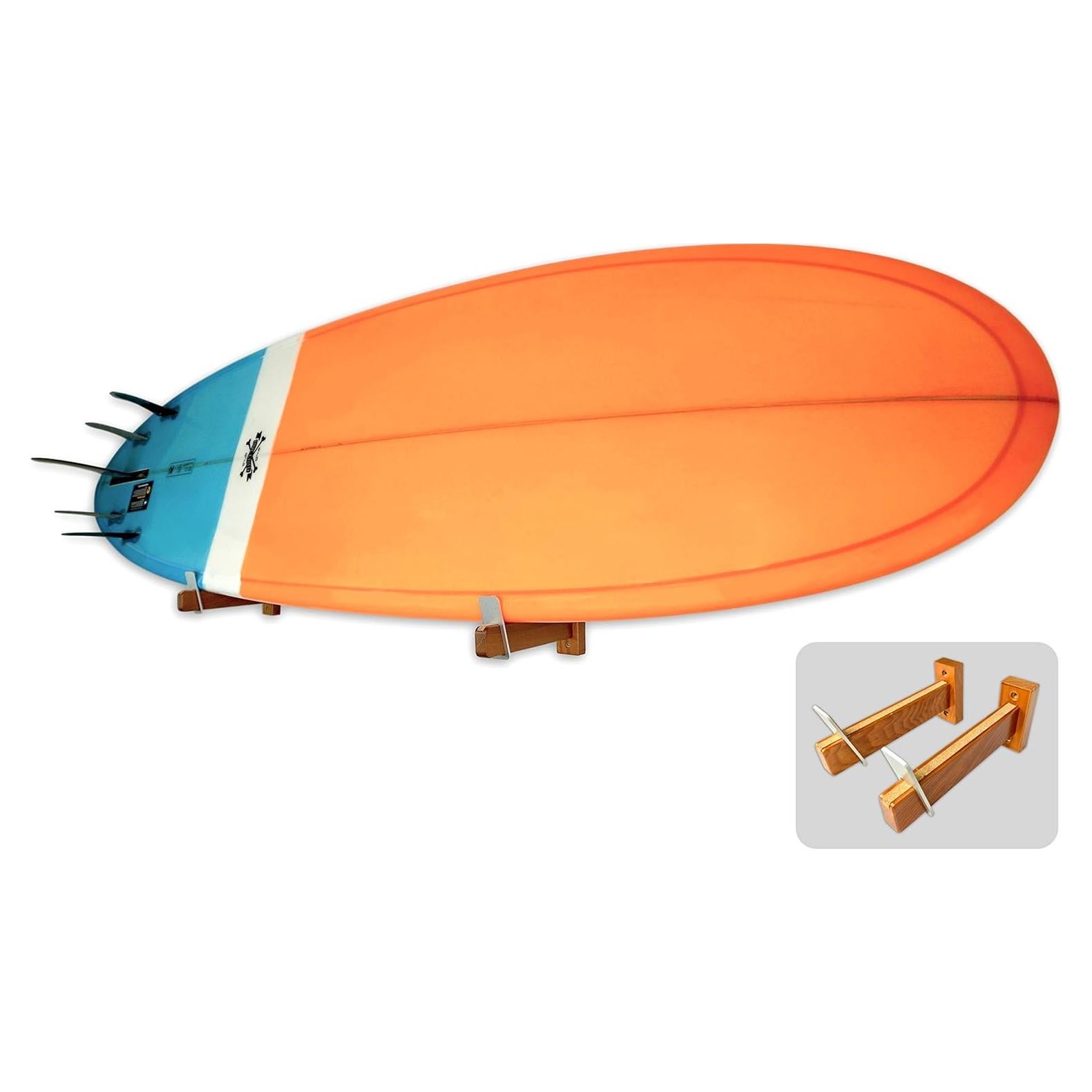 Soporte de Exhibición para Tabla de Surf StoreYourBoard Madera