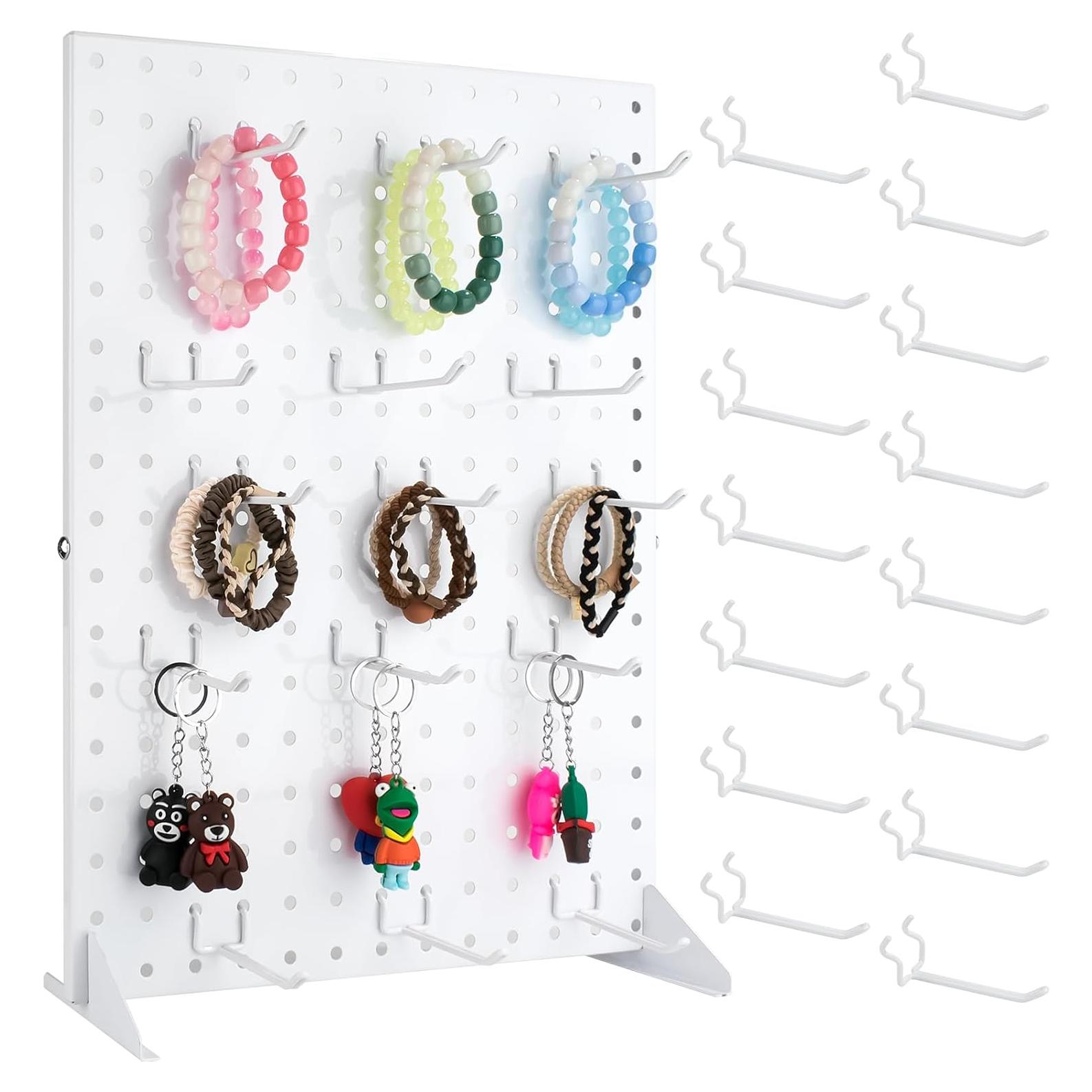 Soporte de Exhibición de Tablero Perforado VACONICO 43x33 cm Blanco