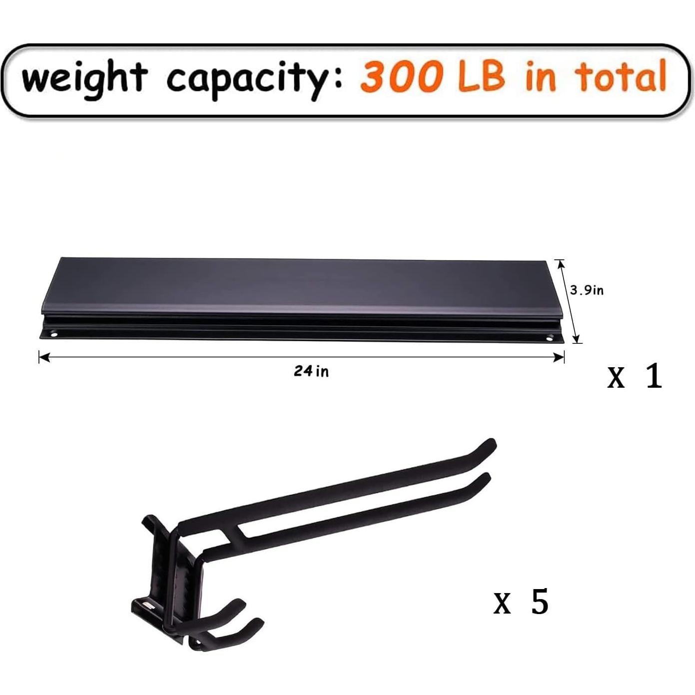 Soporte de Esquí Ultrawall Montado en Pared 61cm 136kg