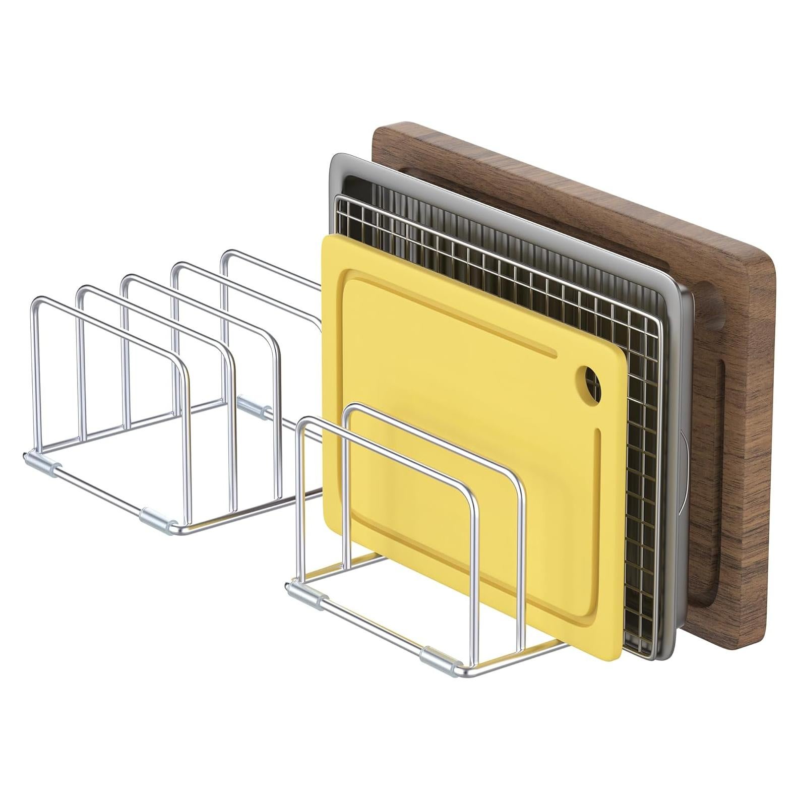 Organizador de Tabla de Cortar VAEKUCEAN 2 PCS Acero Inoxidable