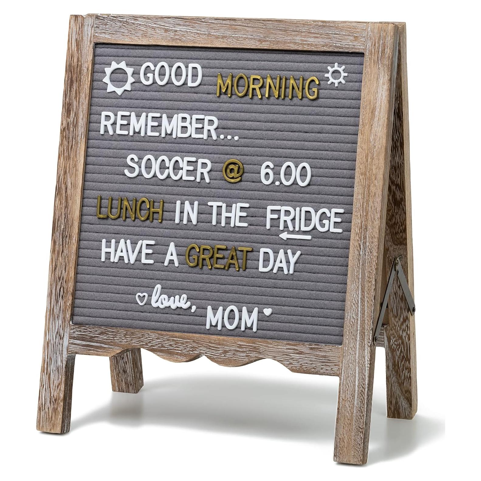 Tablero de Letras Doble Cara QingE 36x29 cm 725 Caracteres