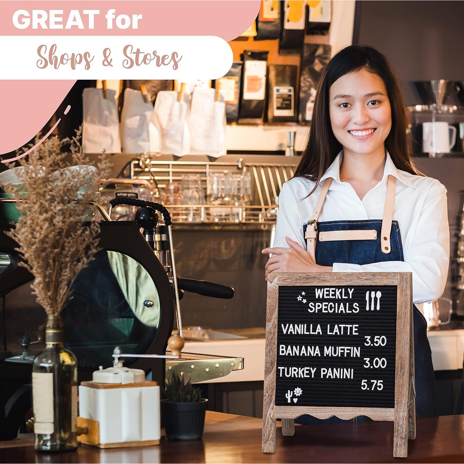 Tablero de Letras Doble Cara QingE 36x29 cm 725 Caracteres