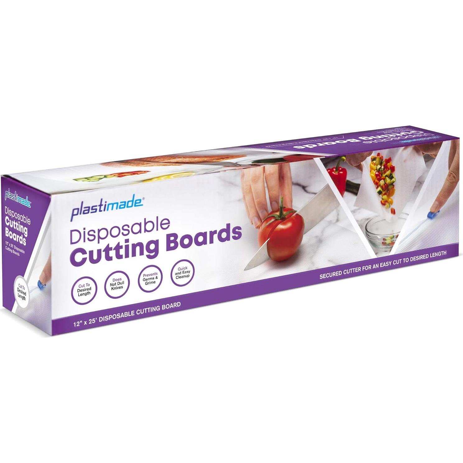 Tabla de Cortar Desechable Plastimade 30.48 cm x 7.62 m Flexible