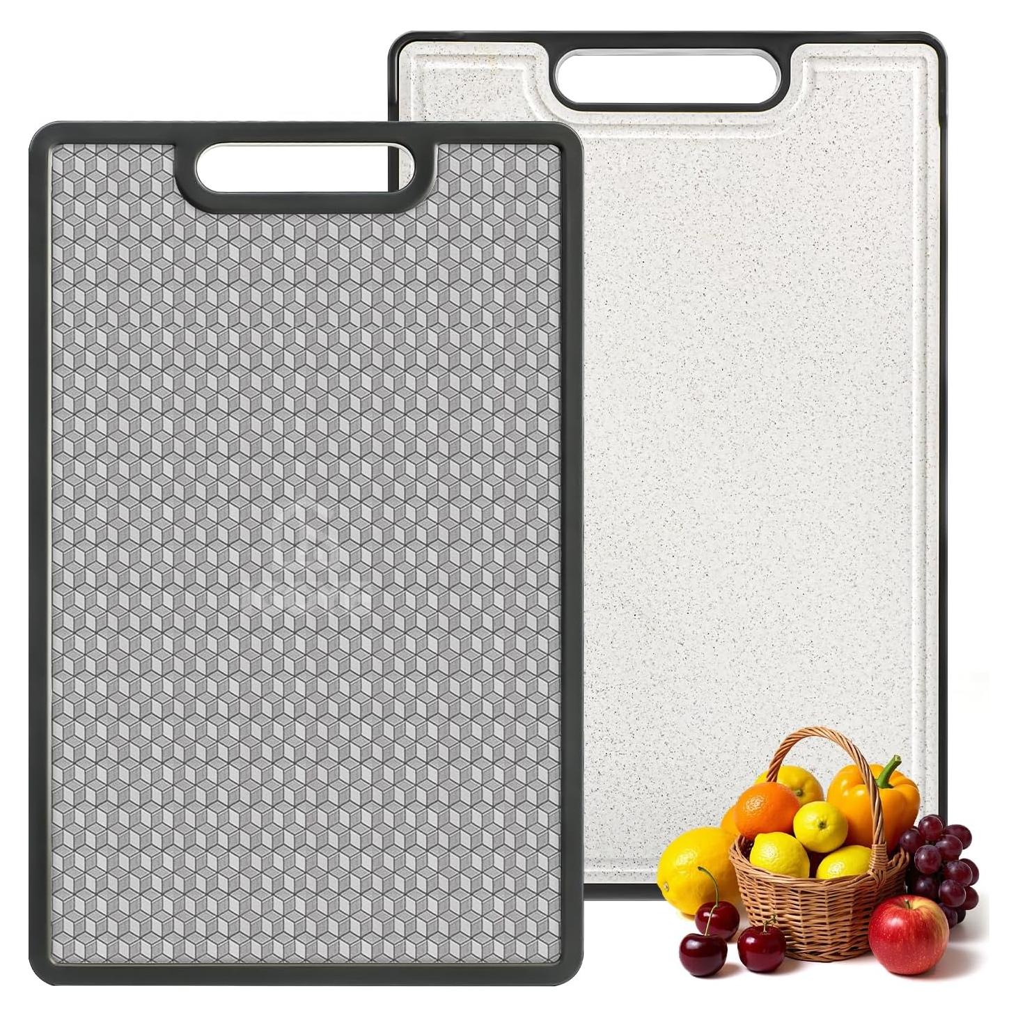 Tabla de Cortar Doble Cara IGOYE Acero Inoxidable 316 41.4x26.7cm