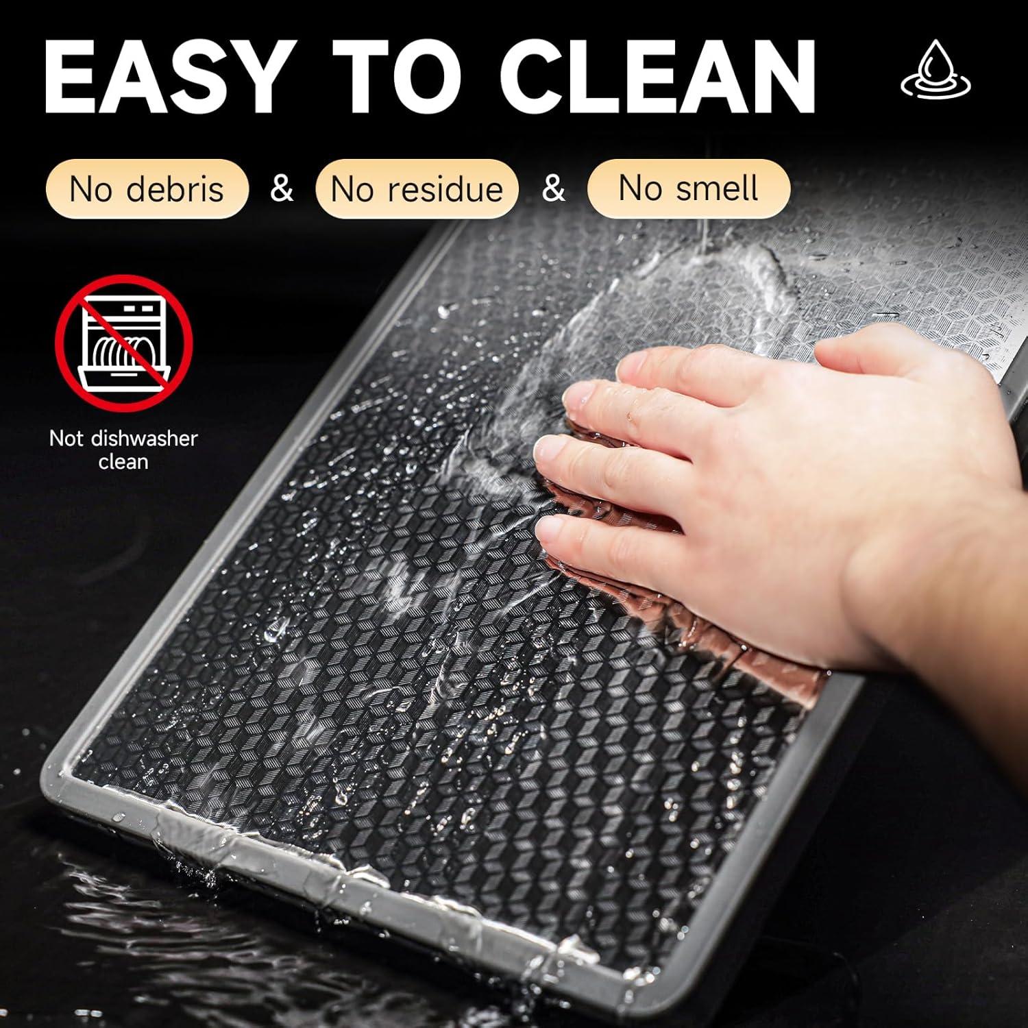 Tabla de Cortar Doble Cara IGOYE Acero Inoxidable 316 41.4x26.7cm