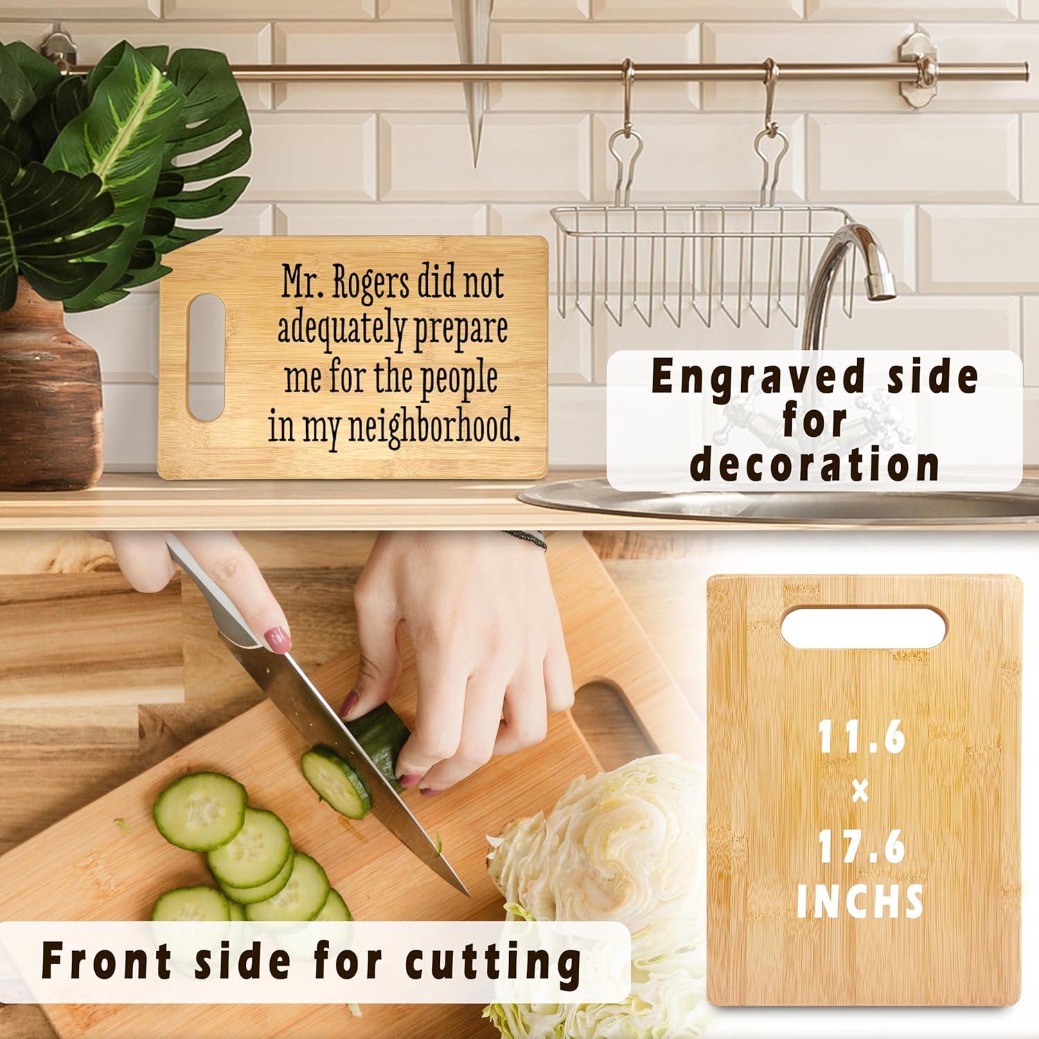 Tabla de Cortar de Bambú SPBL&L 29.5x19.3cm Decorativa