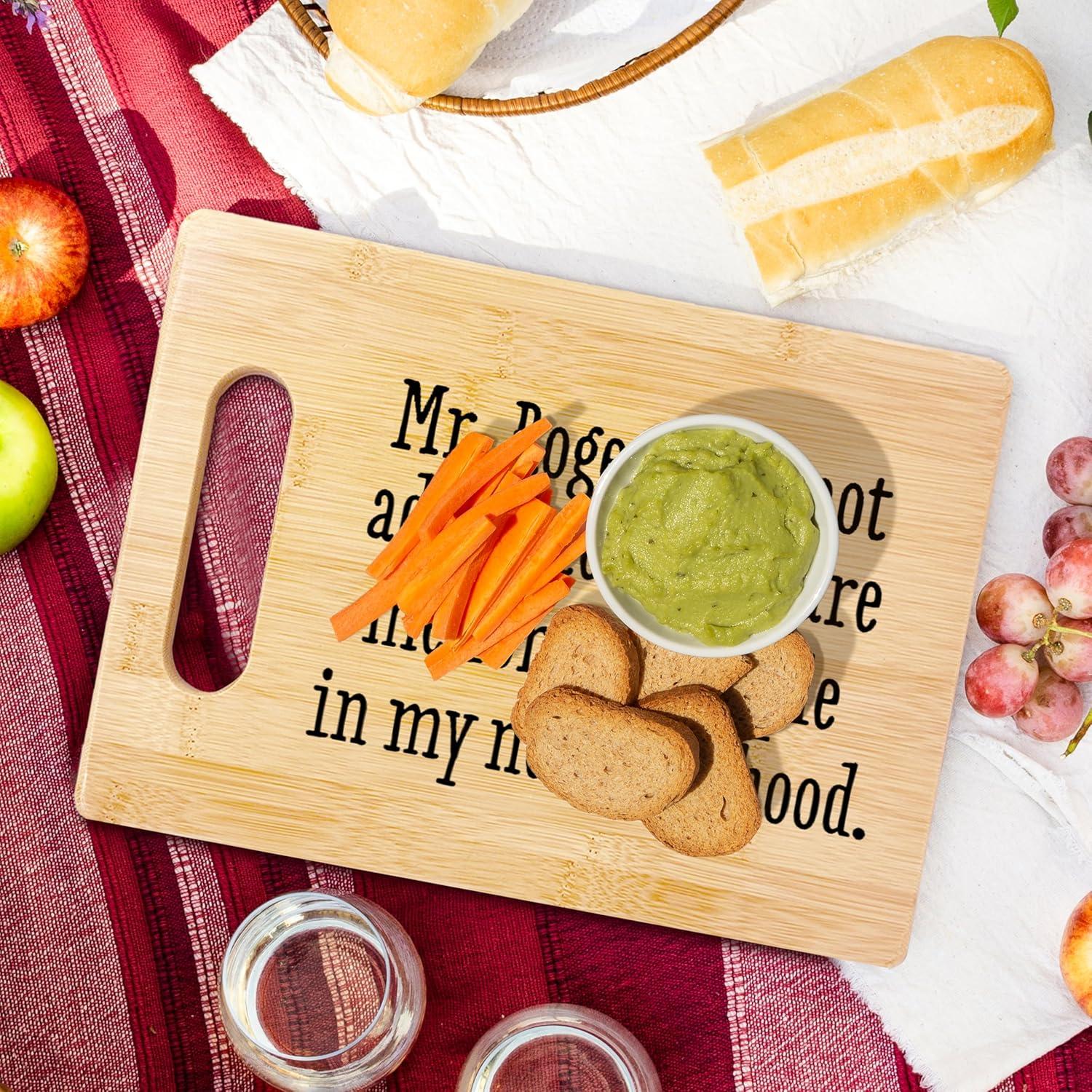 Tabla de Cortar de Bambú SPBL&L 29.5x19.3cm Decorativa