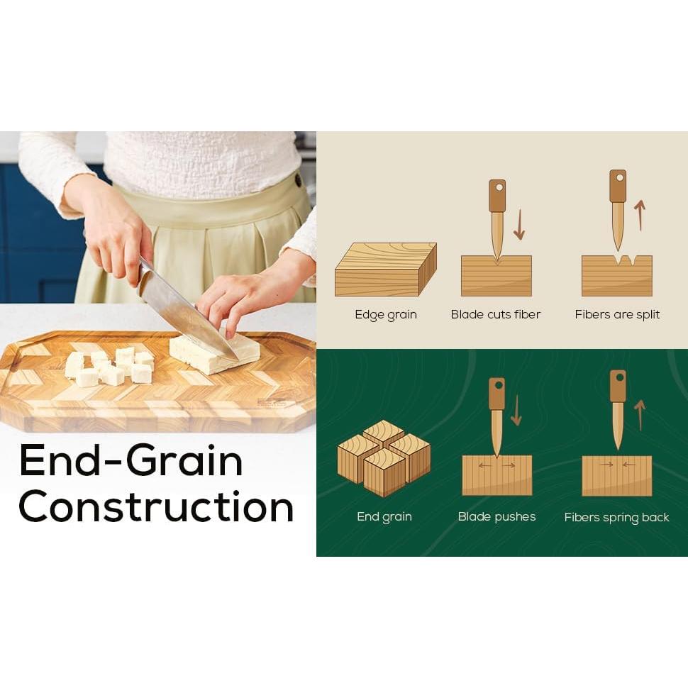 Tabla de Cortar de Madera Teak EZ FURNITURE 35.56x25.4cm