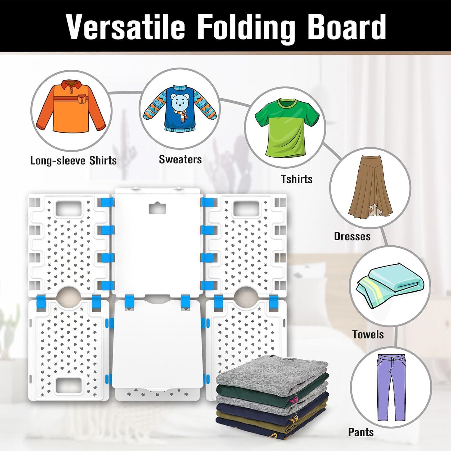 Tabla de Doblado de Ropa CajaLeyenda V4 57.9x71.8cm Blanca