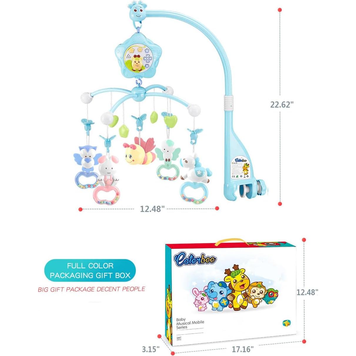 Móvil para Cuna Caterbee AMEC8021 con Proyector y Control Remoto