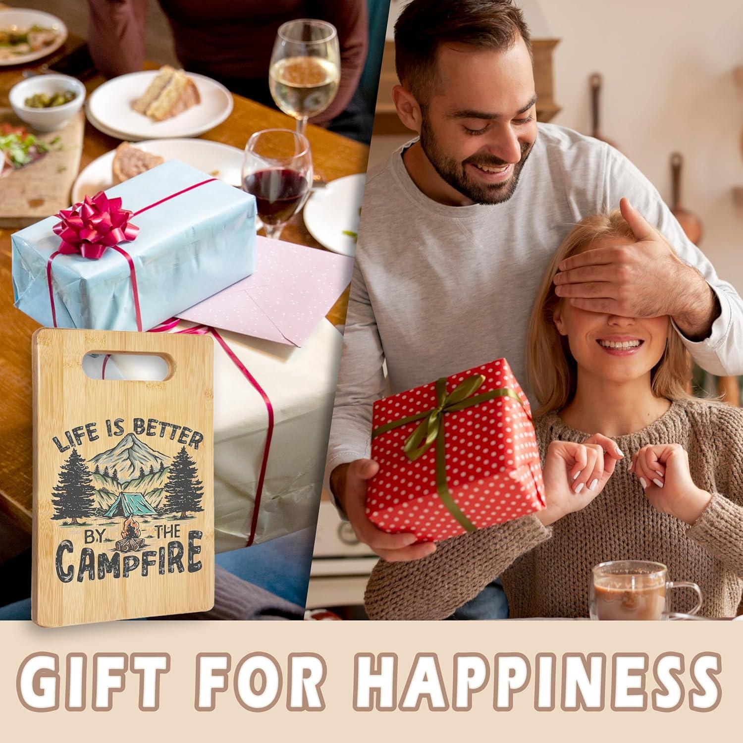 Tabla de Cortar de Bambú RYYCDOI 29.5x19.3 cm para Camping