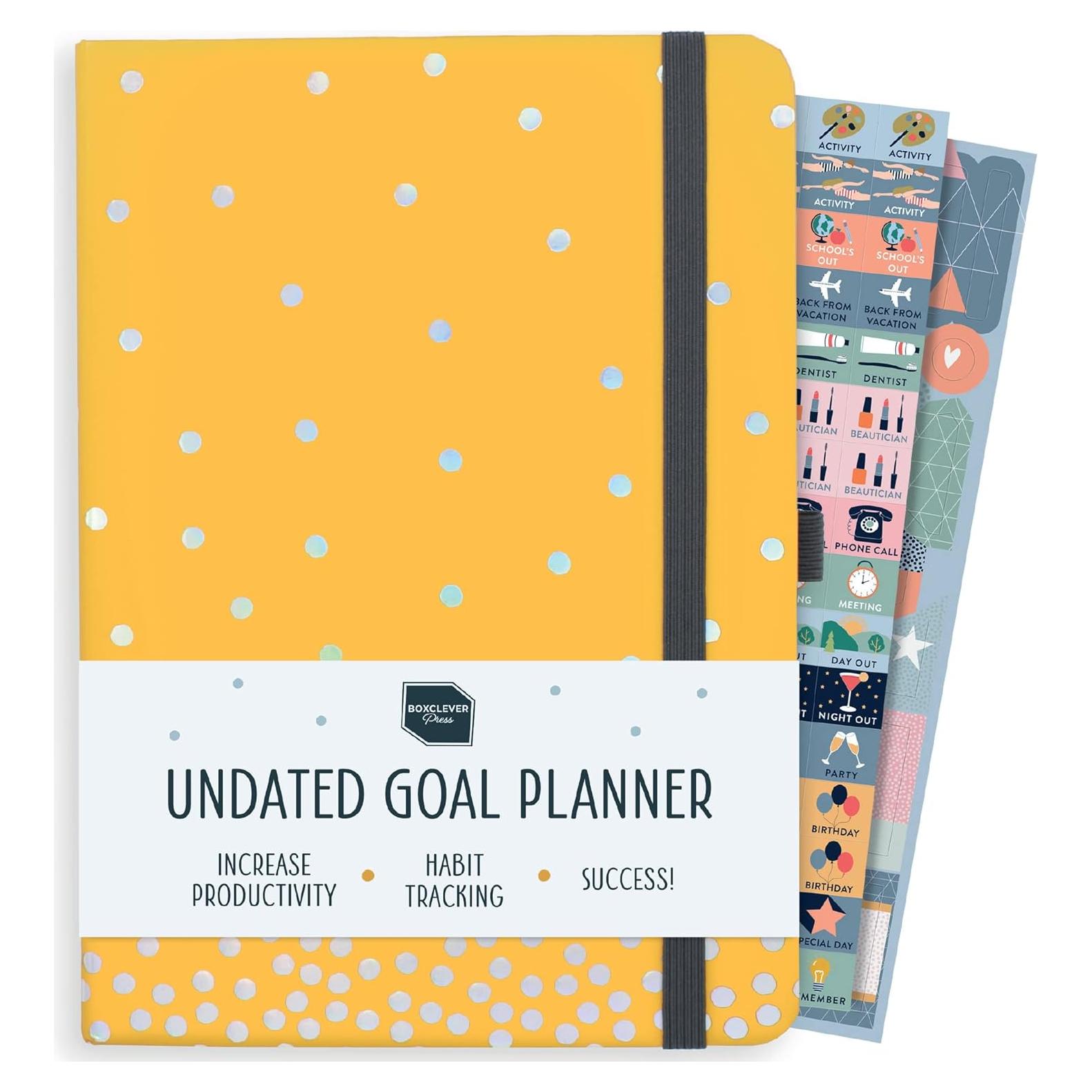 Planificador Semanal Sin Fecha Boxclever Press A5 21.6x14cm