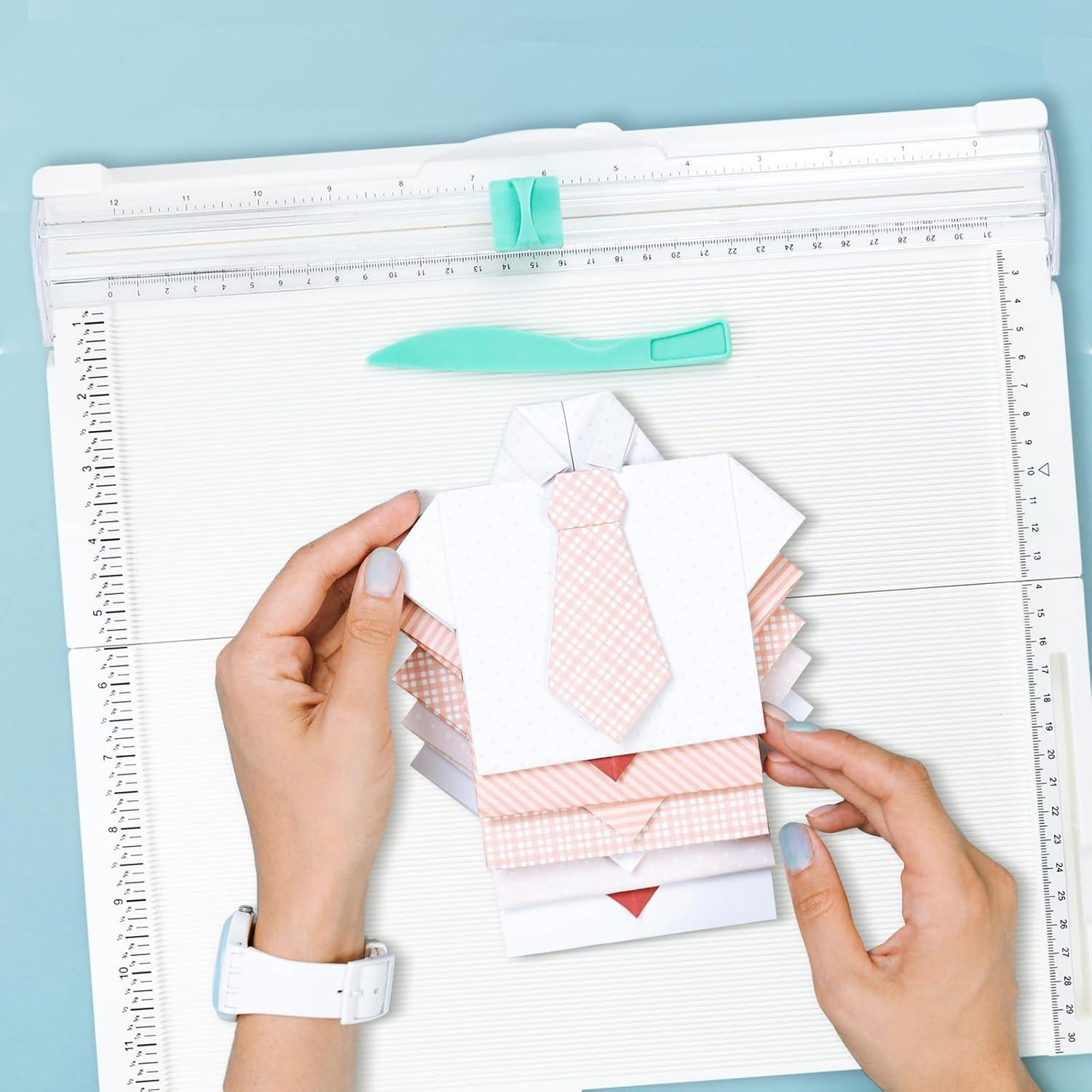 Tablero de Puntuación Plegable OXDFK 30x30 cm Cortador de Papel