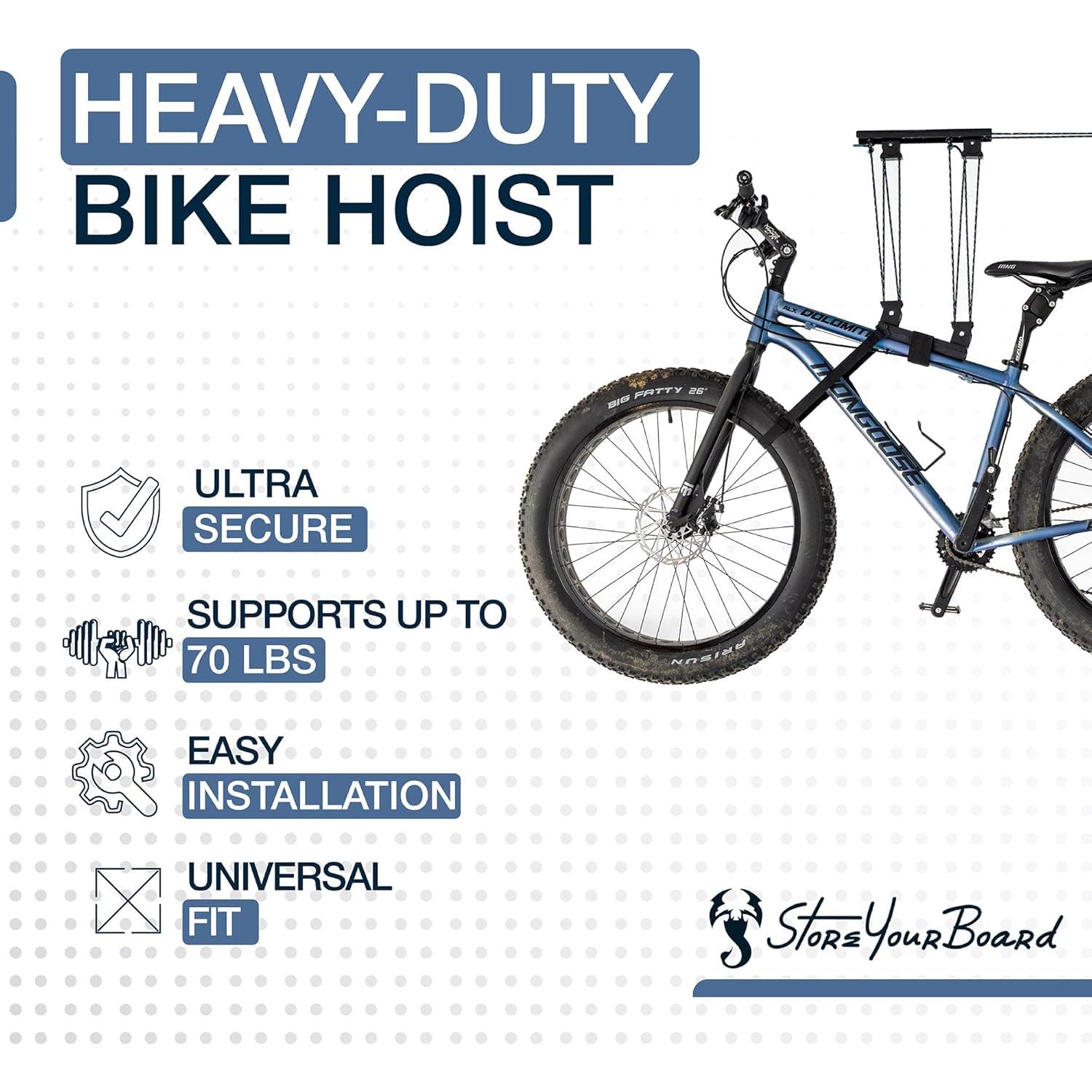 Elevador de Bicicletas StoreYourBoard para Techo 31.75 kg