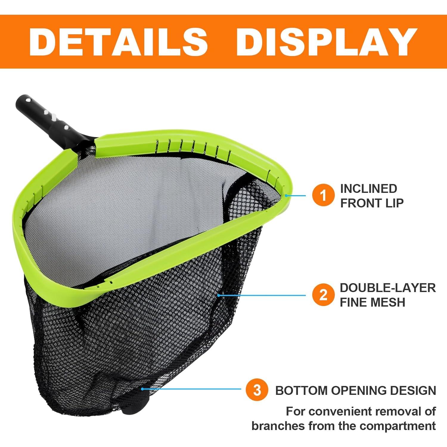 Red para piscina Sepetrel RK-002D, malla doble capa 44.45 cm