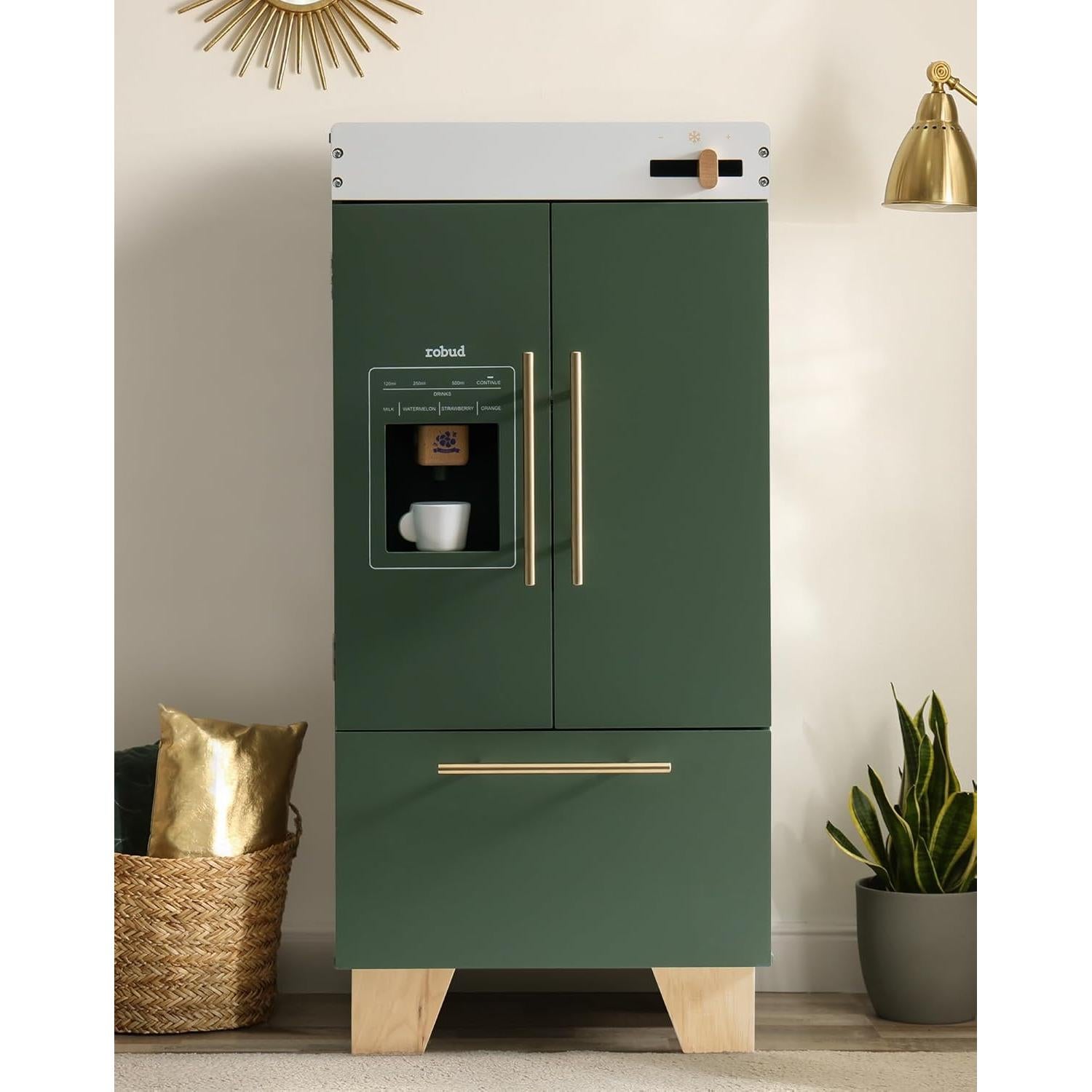 Refrigerador de Juguete ROBUD Verde Vintage 30x38x81cm