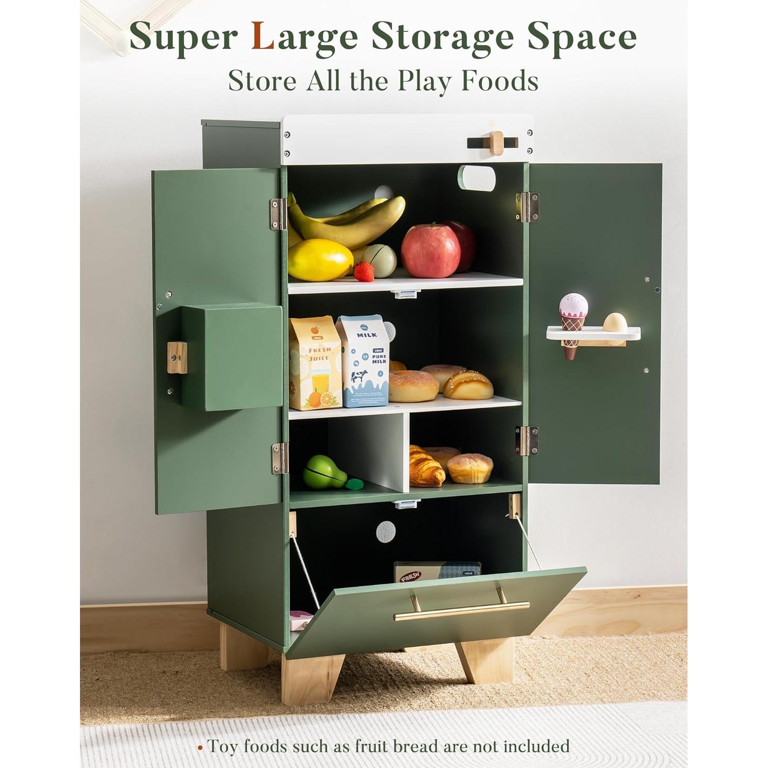 Refrigerador de Juguete ROBUD Verde Vintage 30x38x81cm