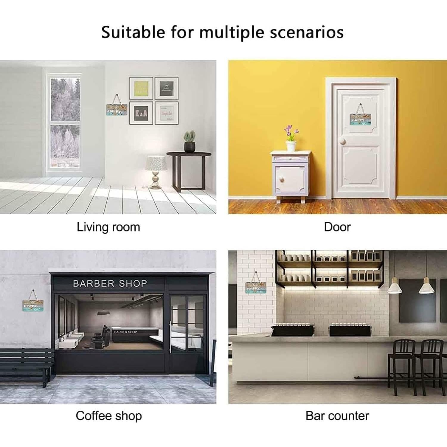 Cartel de Advertencia de Teléfono de Emergencia 30x40 cm Metal