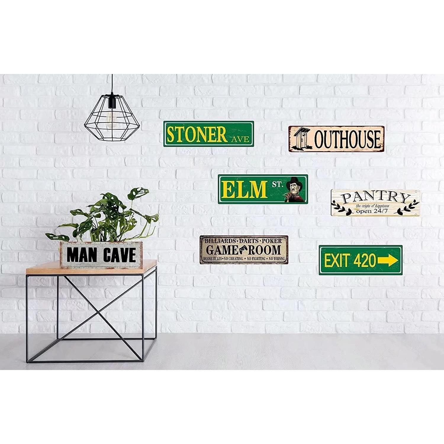 Cartel de Advertencia de Teléfono de Emergencia 30x40 cm Metal