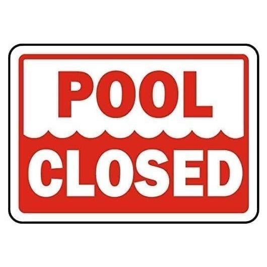 Señal de Metal de Advertencia para Piscina 20x30 cm MDRHCSW