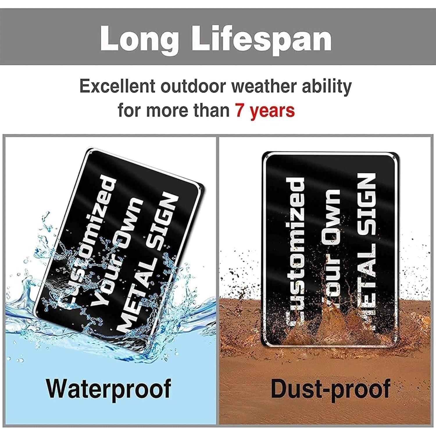 Señal de Metal de Advertencia para Piscina 20x30 cm MDRHCSW