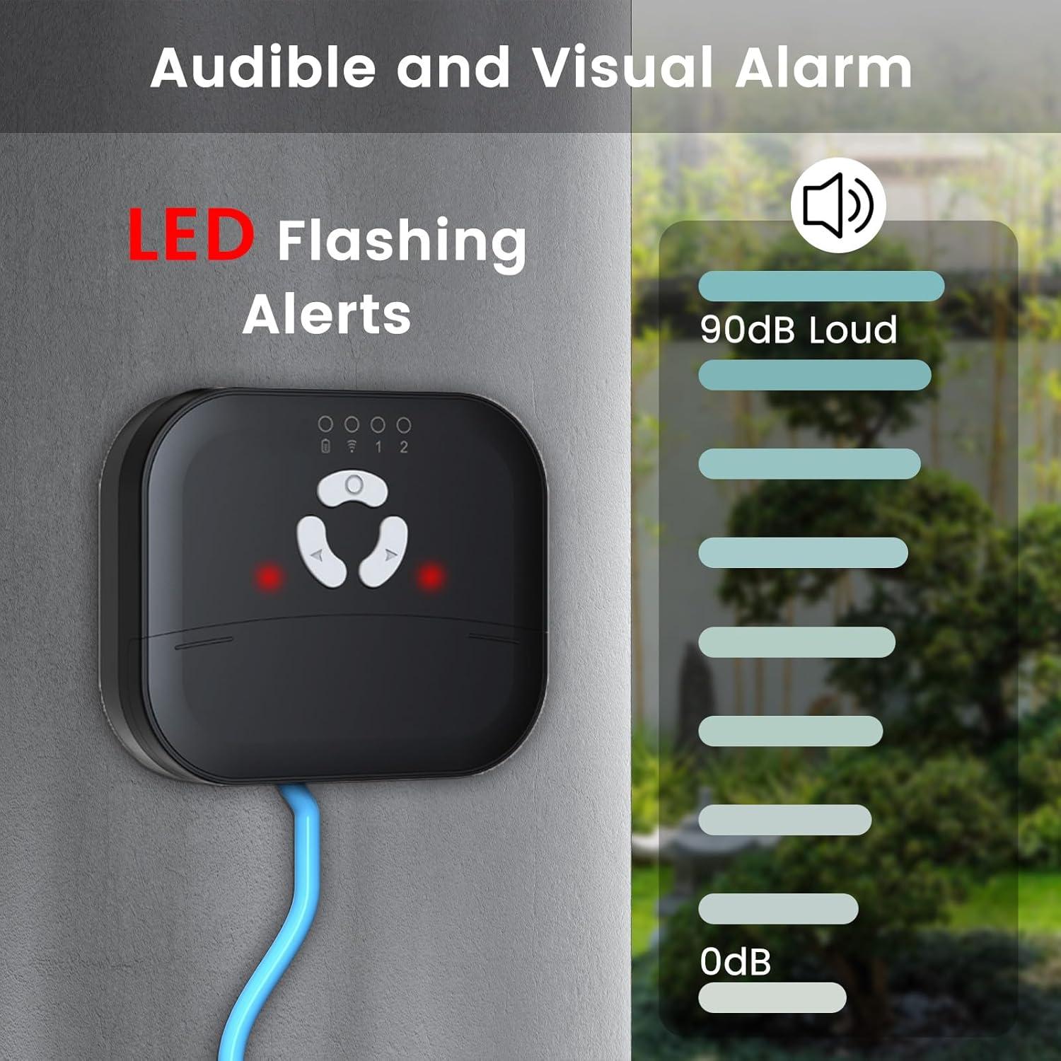 Alarma de Nivel de Agua MOKYDUO WLA-Z1 90dB IP44 Fácil Instalación