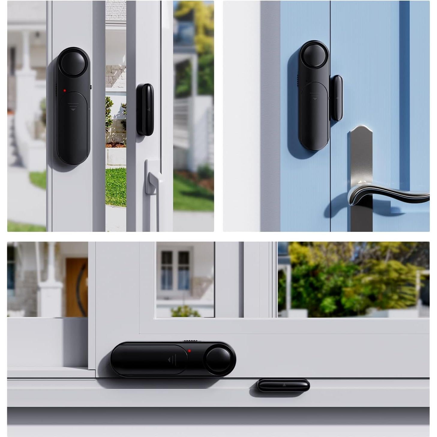 Alarma de Puerta y Ventana METAK con Control Remoto - 2 Sensores