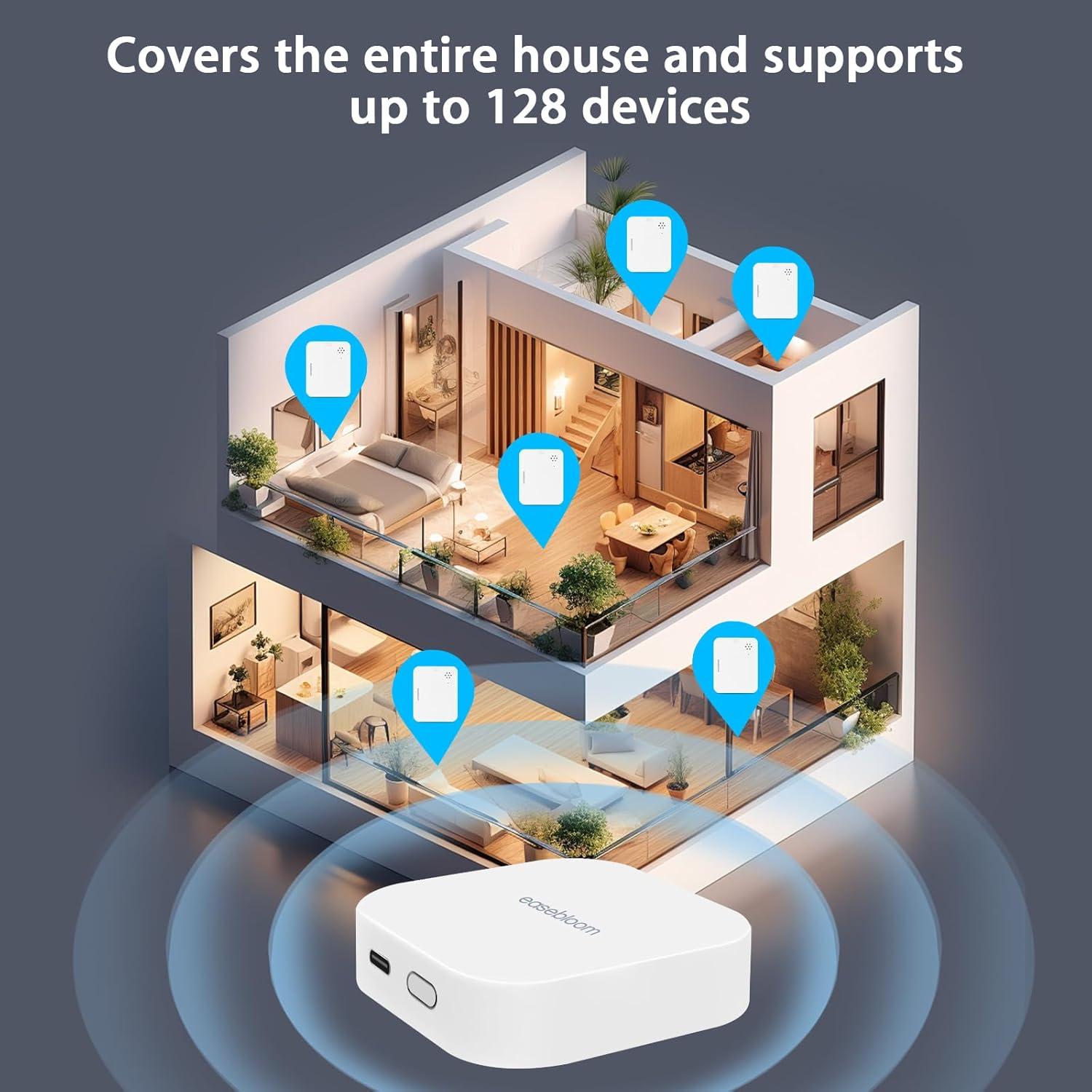 Detector de Fugas de Agua Easebloom 3 Sensores con App