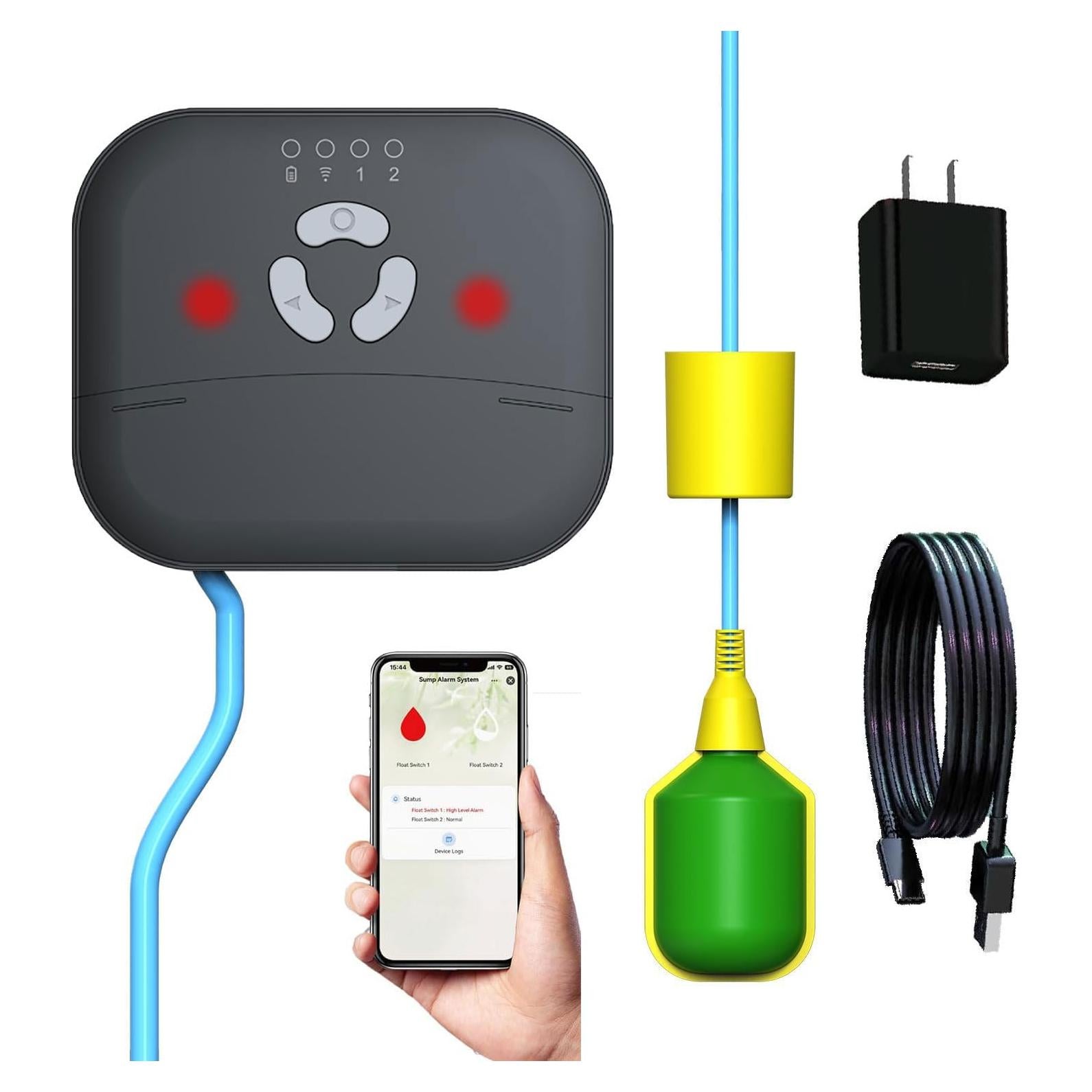 Alarma de Nivel de Agua WiFi LUCKYDUO WLA-Z2 con Notificaciones