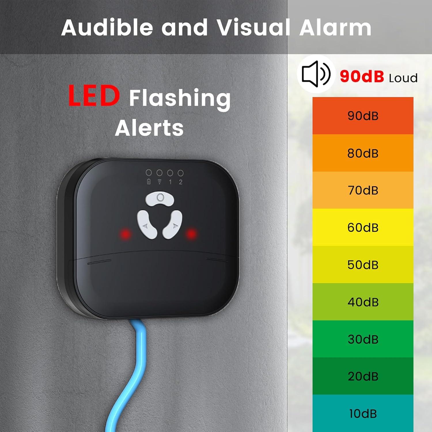 Alarma de Nivel de Agua WiFi LUCKYDUO WLA-Z2 con Notificaciones