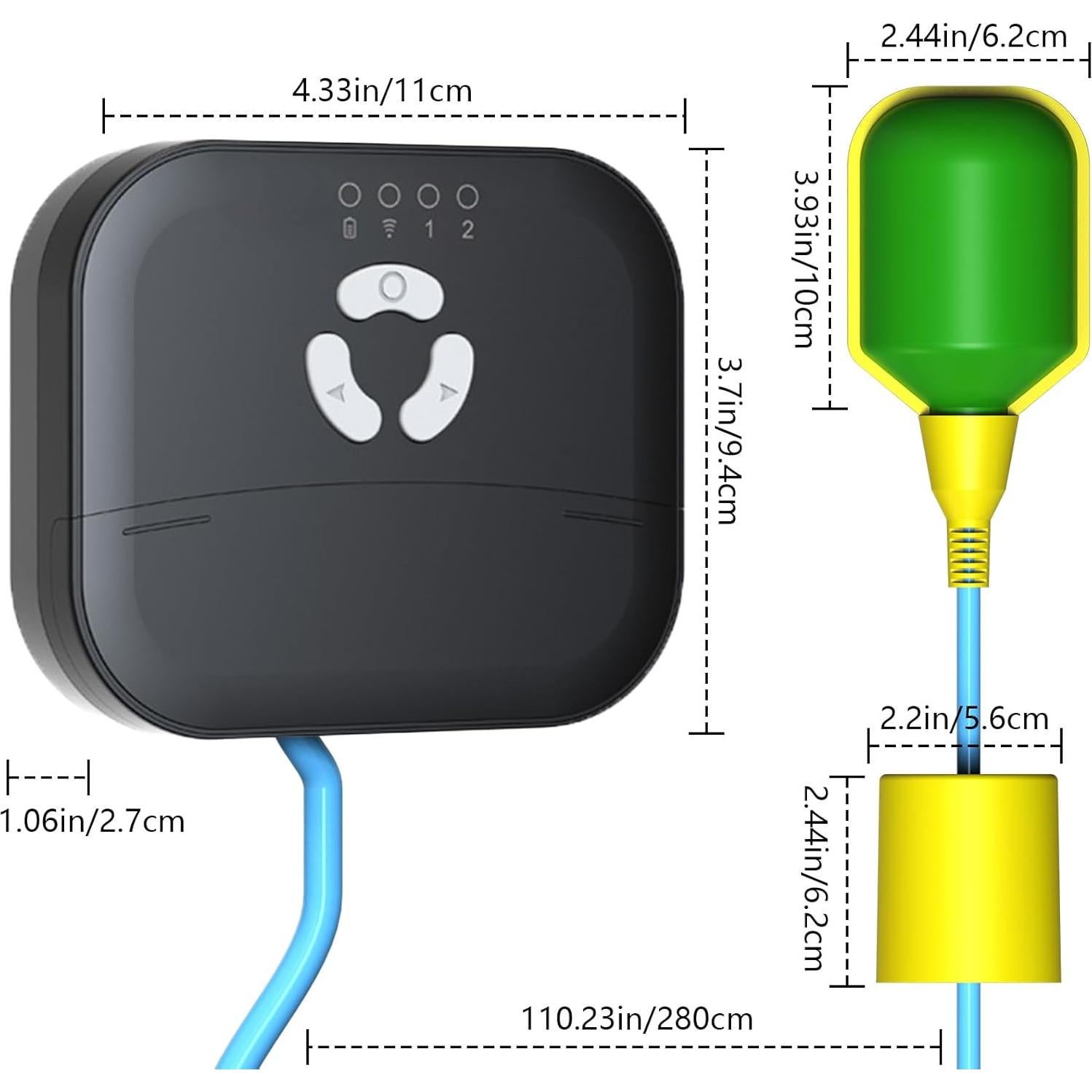 Alarma de Nivel de Agua WiFi LUCKYDUO WLA-Z2 con Notificaciones