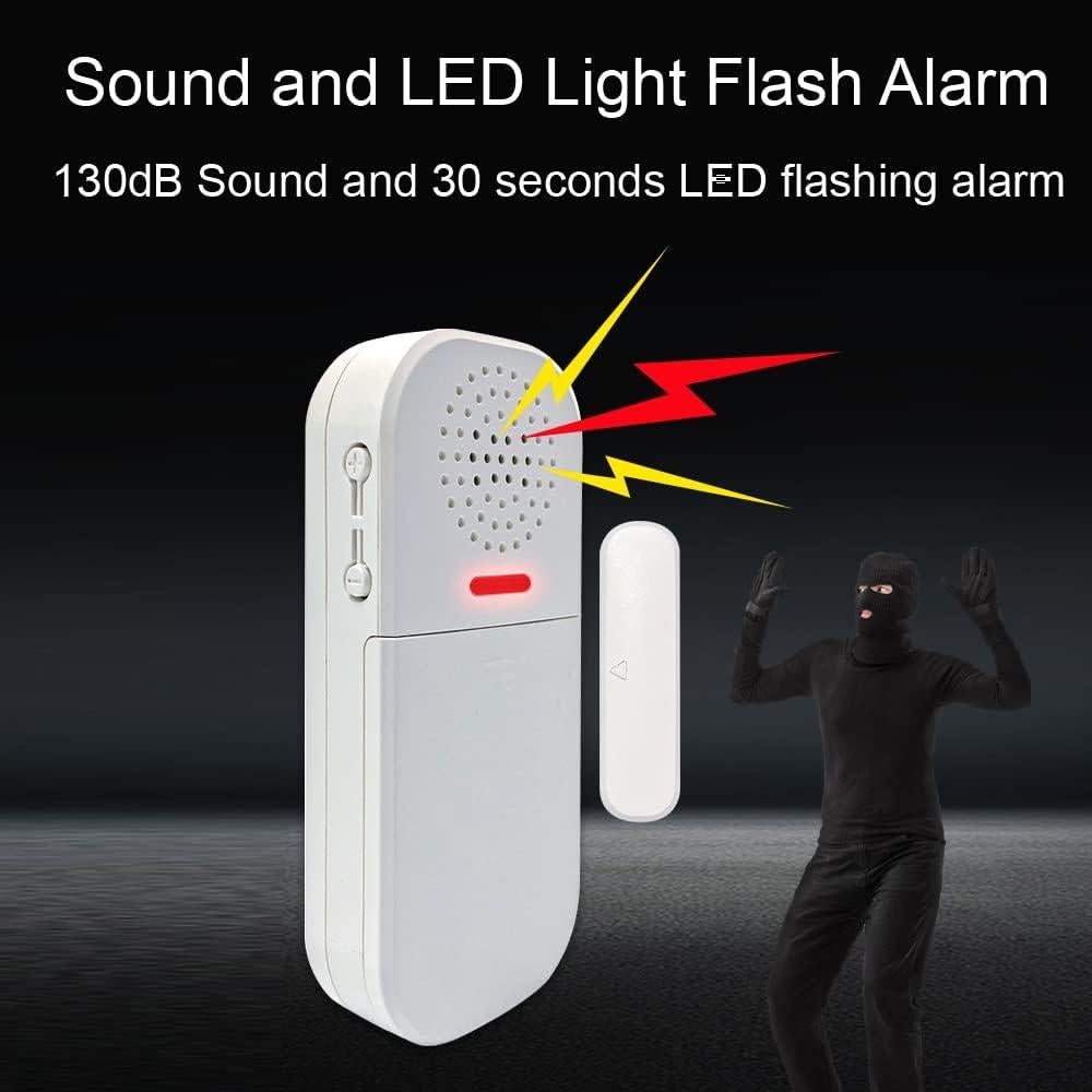 Alarma de Puerta Inalámbrica EverNary PA05 con Control Remoto