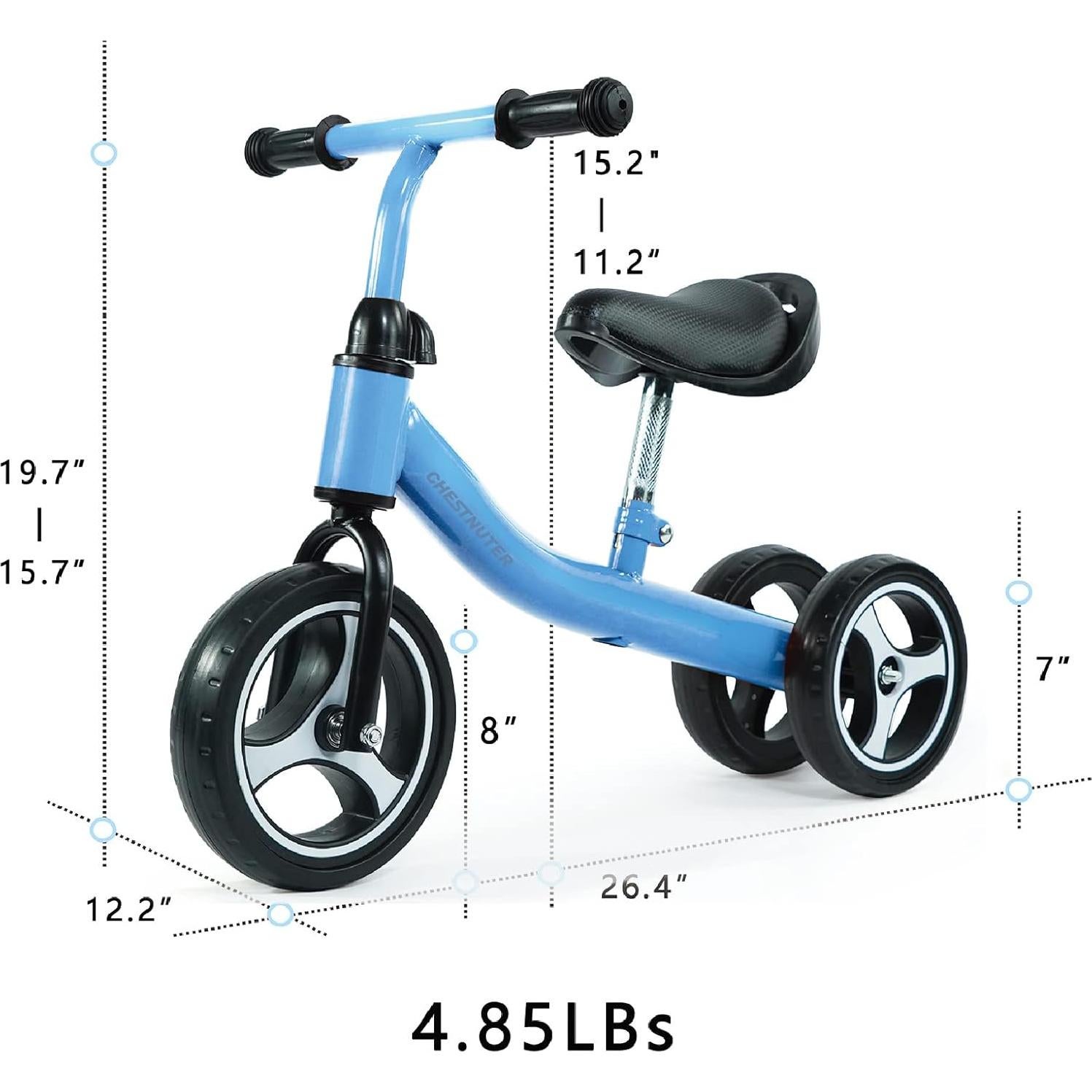 Bicicleta de Equilibrio Chestnuter para Bebés 1-3 Años Azul