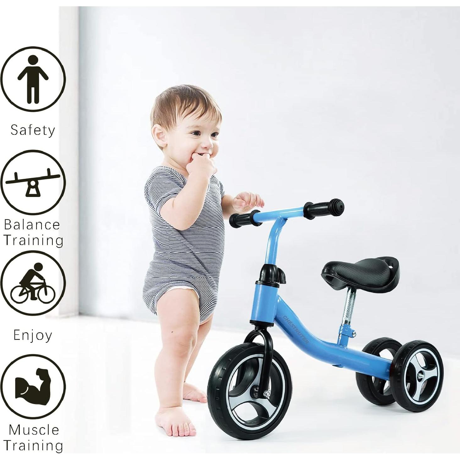 Bicicleta de Equilibrio Chestnuter para Bebés 1-3 Años Azul