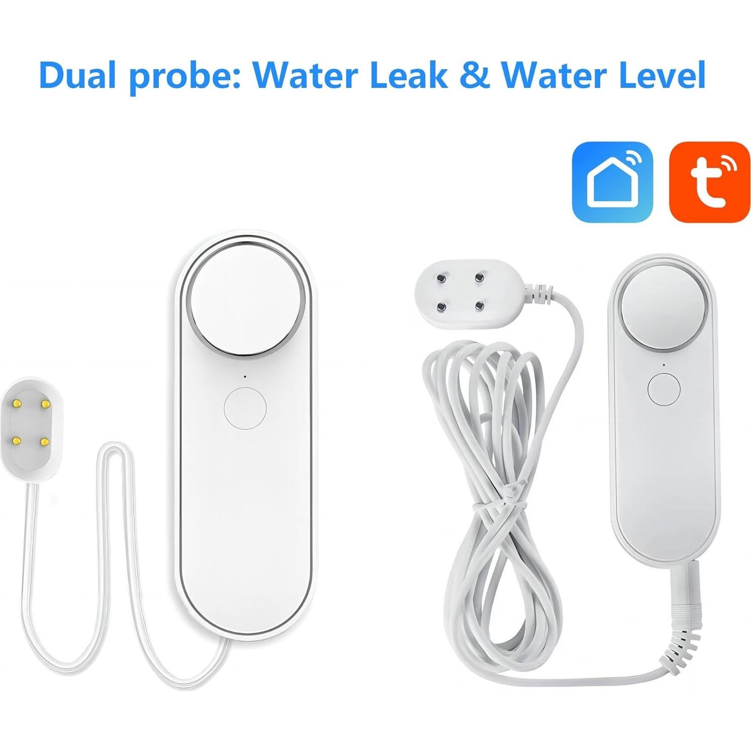 Detector de Fugas y Nivel de Agua WiFi Mengshen 2 en 1