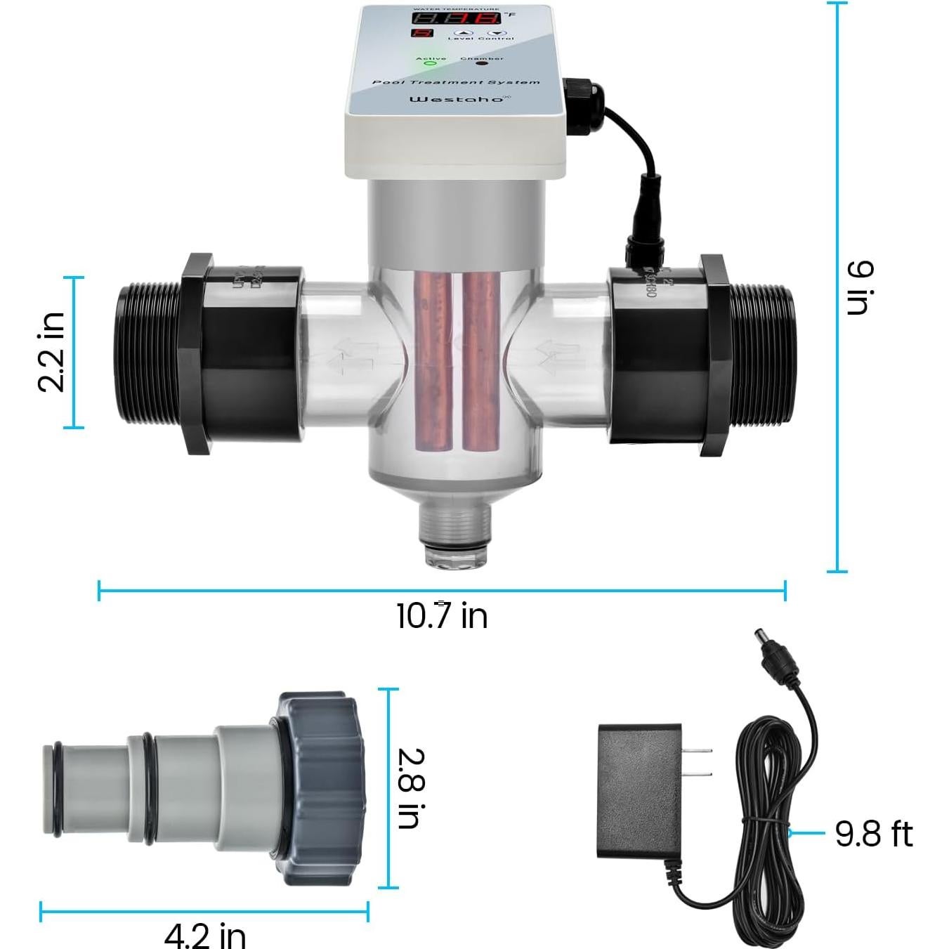 Sistema de Purificación de Agua para Piscinas WESTAHO WE-026