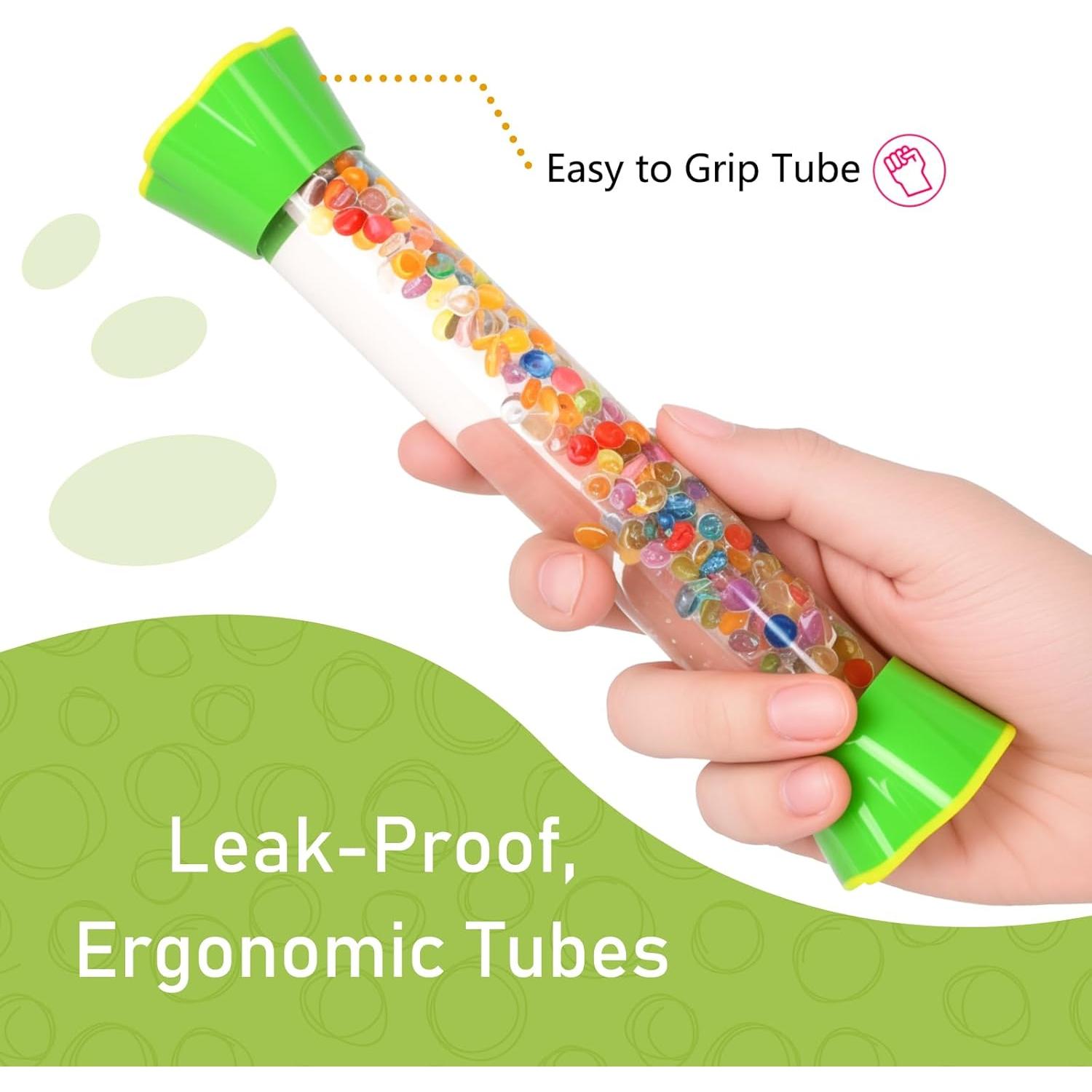 Paquete de 4 Tubos Sensoriales YL001 - Juguete Relajante 19.81 cm