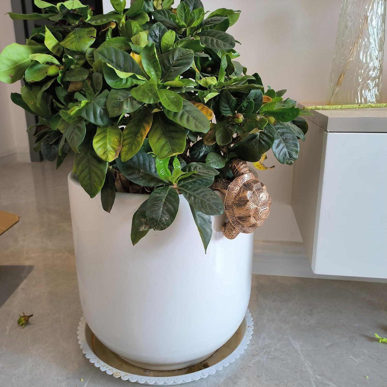 Colgador de Macetas Tortuga Rltshido - Resina 10.9 cm