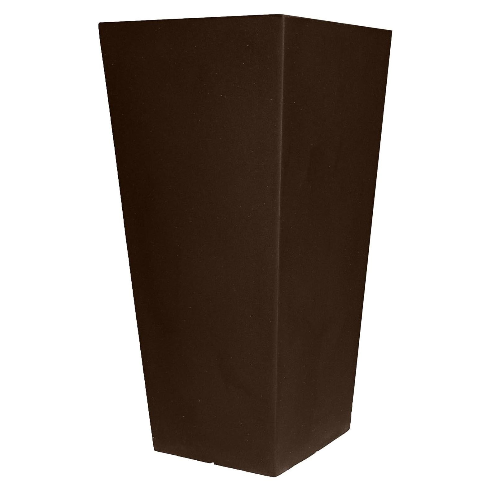 Maceta Cuadrada Tusco Products 81.28 cm Espresso Jardín