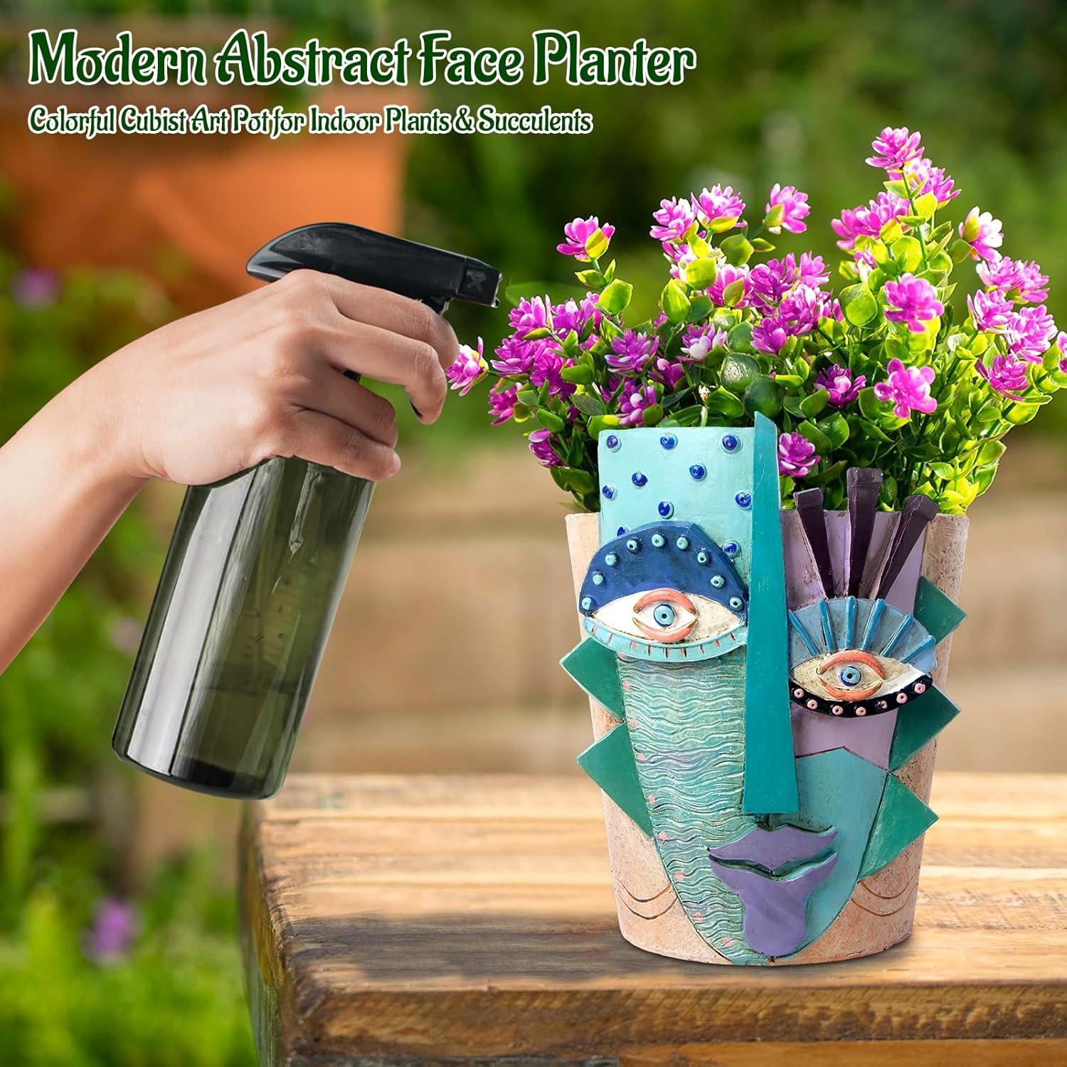 Maceta Abstracta Mrlikale 16.3 cm con Drenaje para Plantas