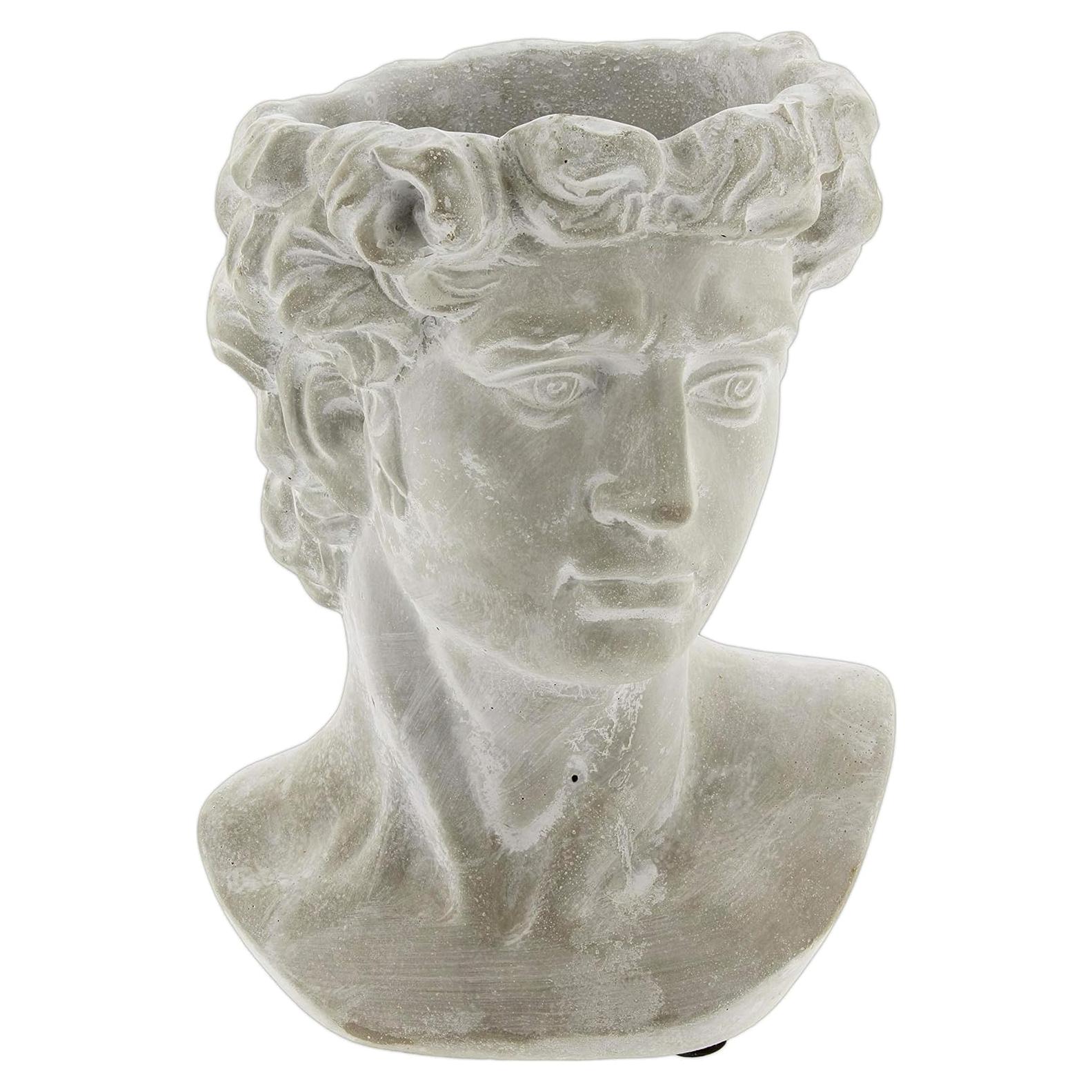 Maceta de Cemento Estilo Griego Lucky Winner 22.86 cm