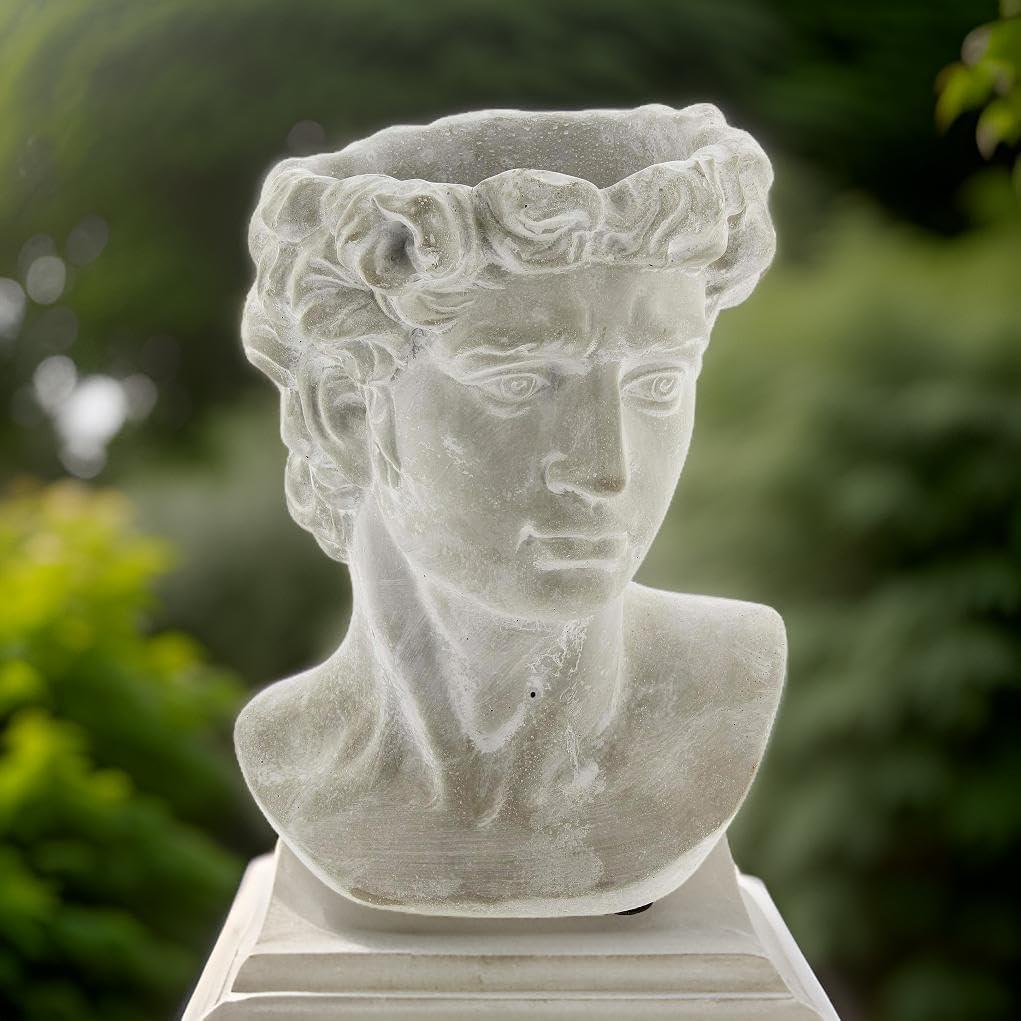 Maceta de Cemento Estilo Griego Lucky Winner 22.86 cm