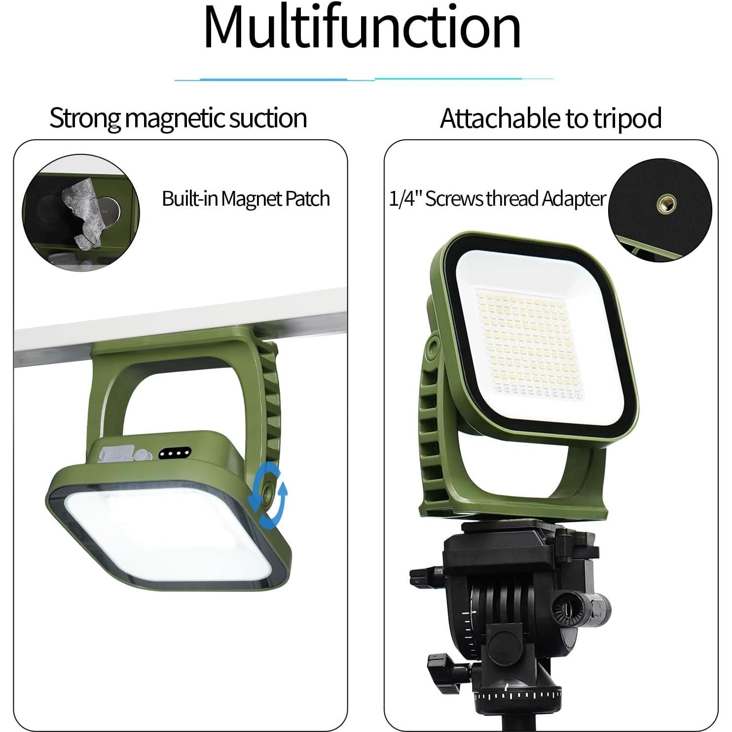 Luz de Trabajo Portátil MOSLIGHTING 4000LM IP65 Recargable