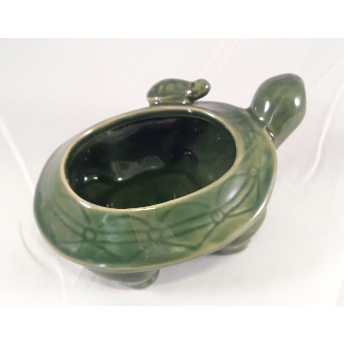 Jarrón de Cerámica Tortuga Verde JM Bamboo 7.6 cm